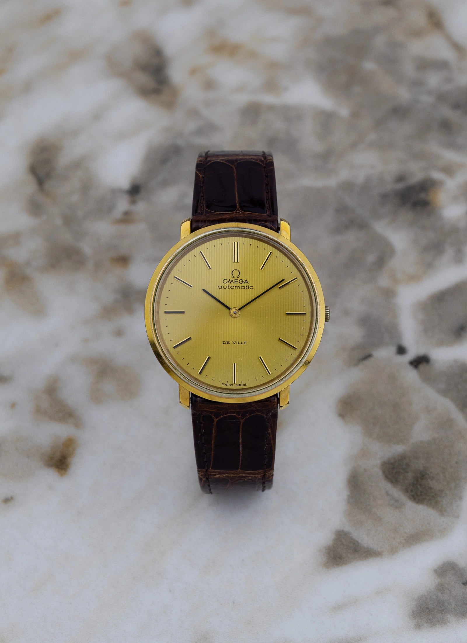 1972 Omega De Ville Ultra Slim 151.0039 cal. 711 Tapestry Dial