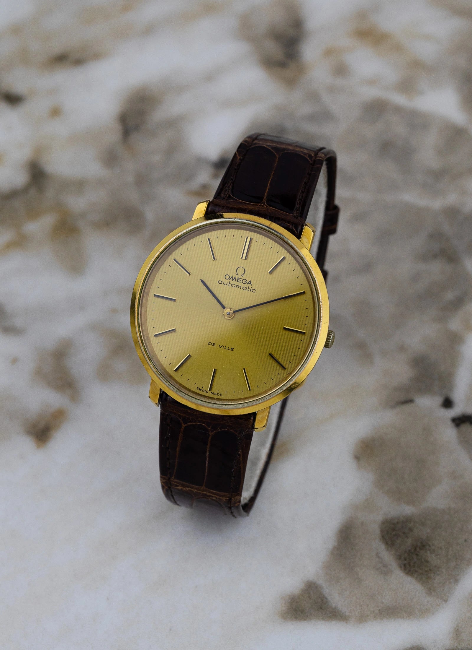 1972 Omega De Ville Ultra Slim 151.0039 cal. 711 Tapestry Dial