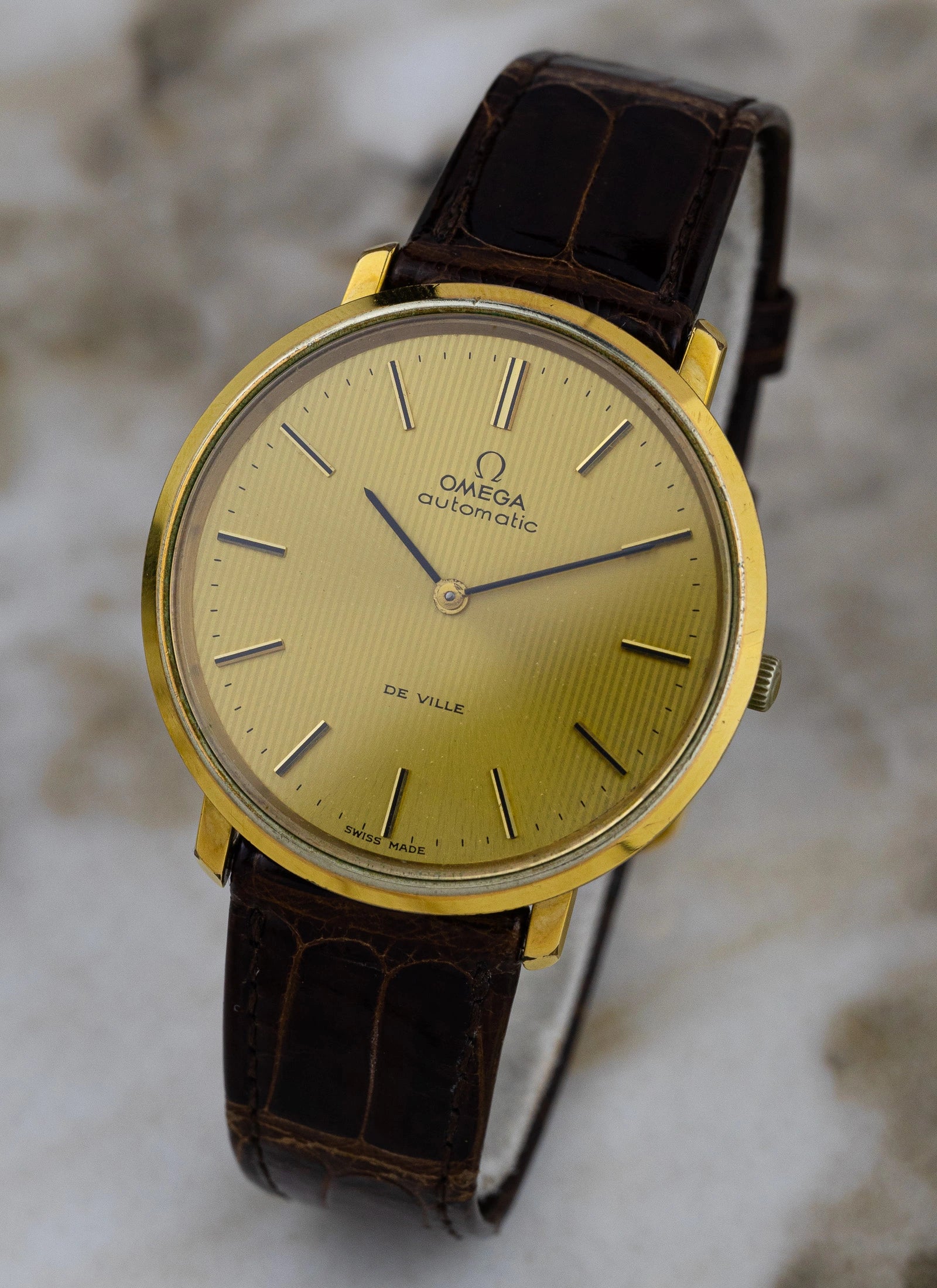 1972 Omega De Ville Ultra Slim 151.0039 cal. 711 Tapestry Dial