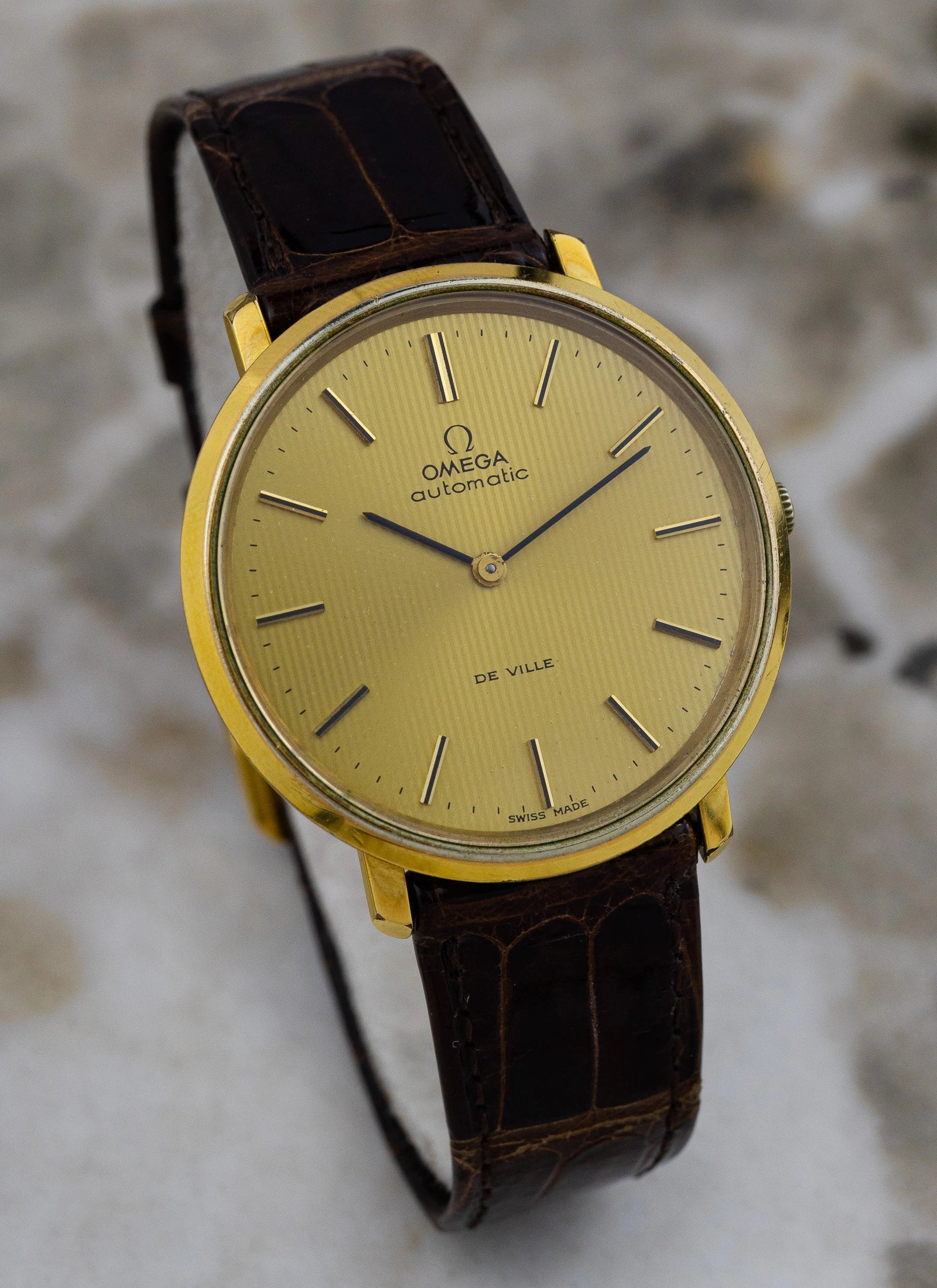 1972 Omega De Ville Ultra Slim 151.0039 cal. 711 Tapestry Dial