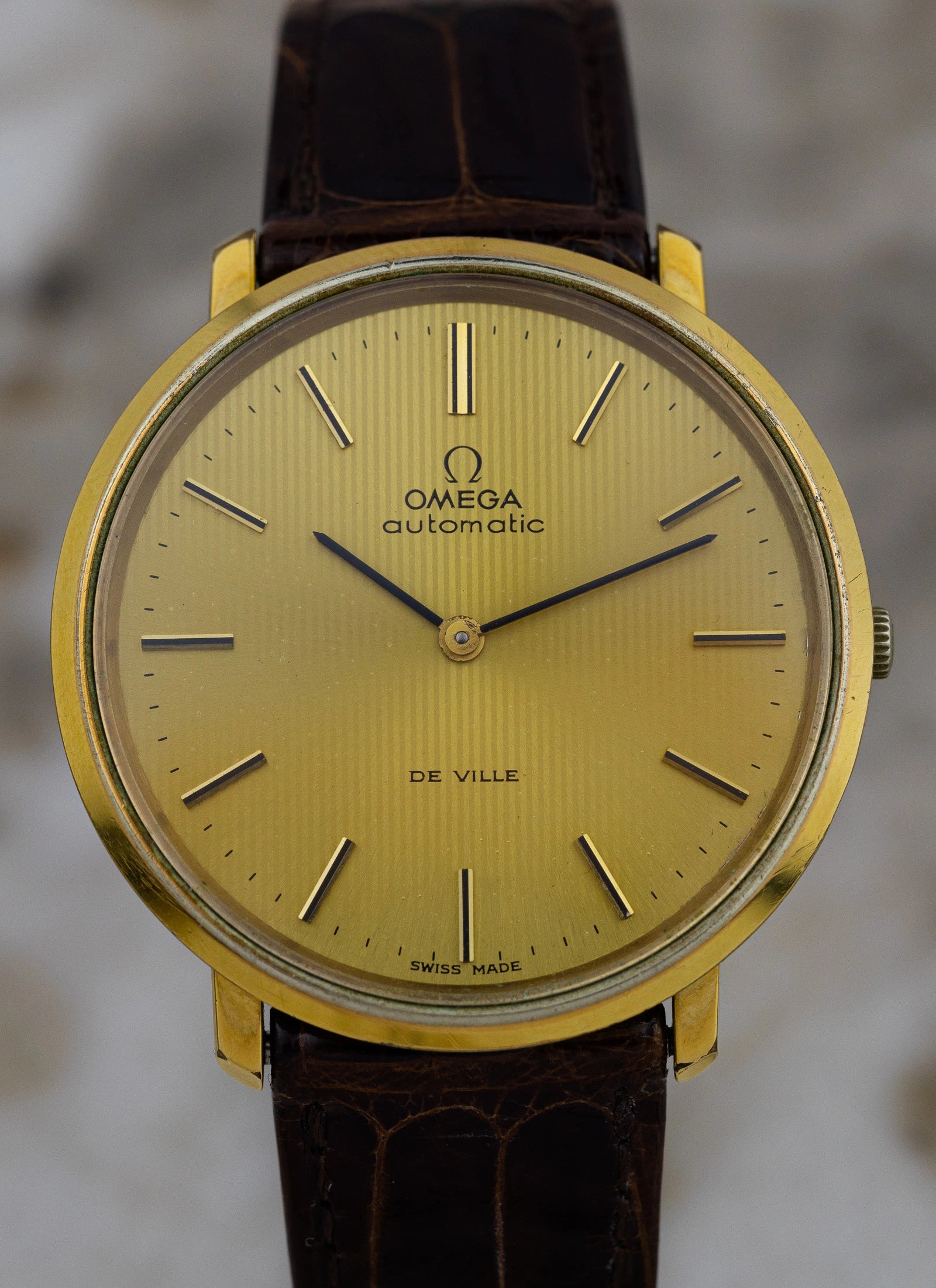 1972 Omega De Ville Ultra Slim 151.0039 cal. 711 Tapestry Dial