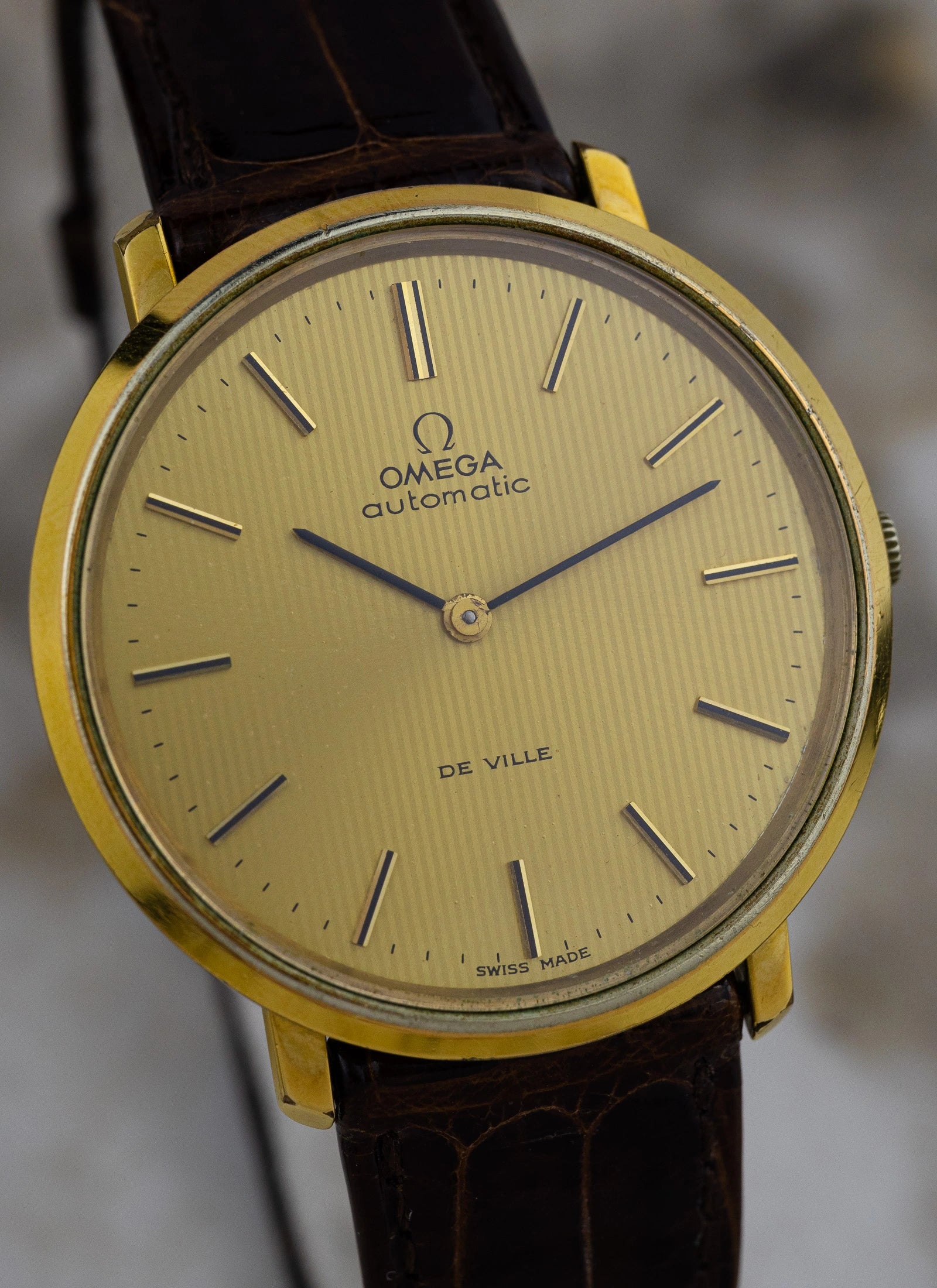 1972 Omega De Ville Ultra Slim 151.0039 cal. 711 Tapestry Dial