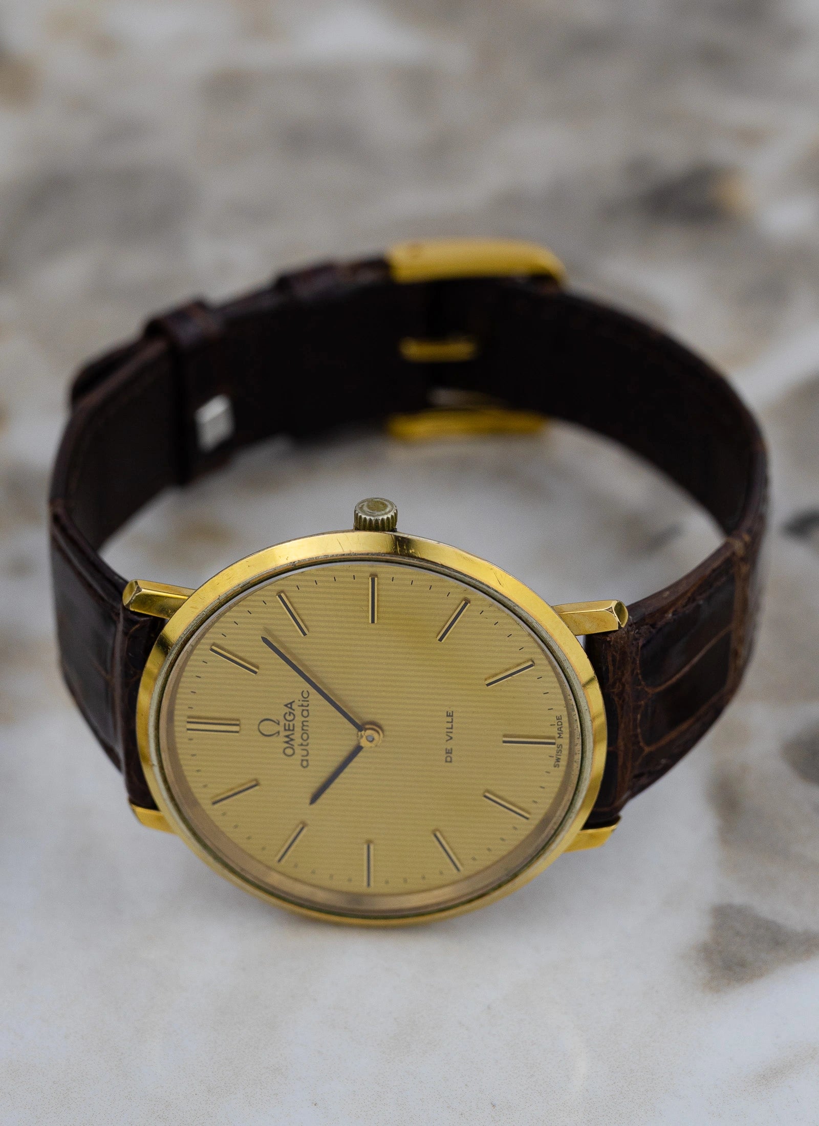 1972 Omega De Ville Ultra Slim 151.0039 cal. 711 Tapestry Dial
