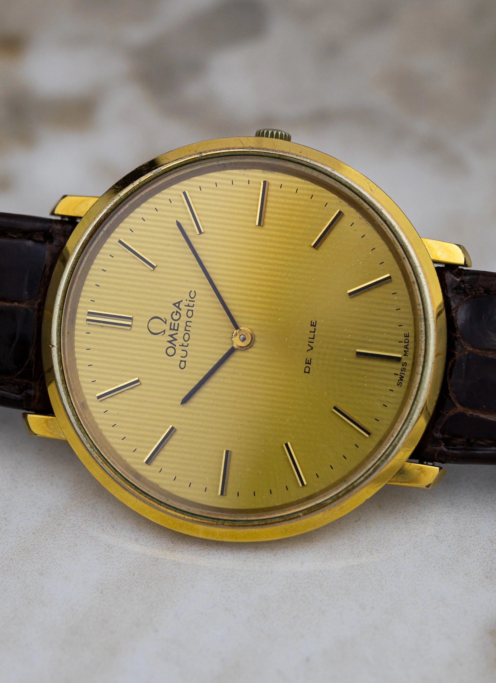 1972 Omega De Ville Ultra Slim 151.0039 cal. 711 Tapestry Dial
