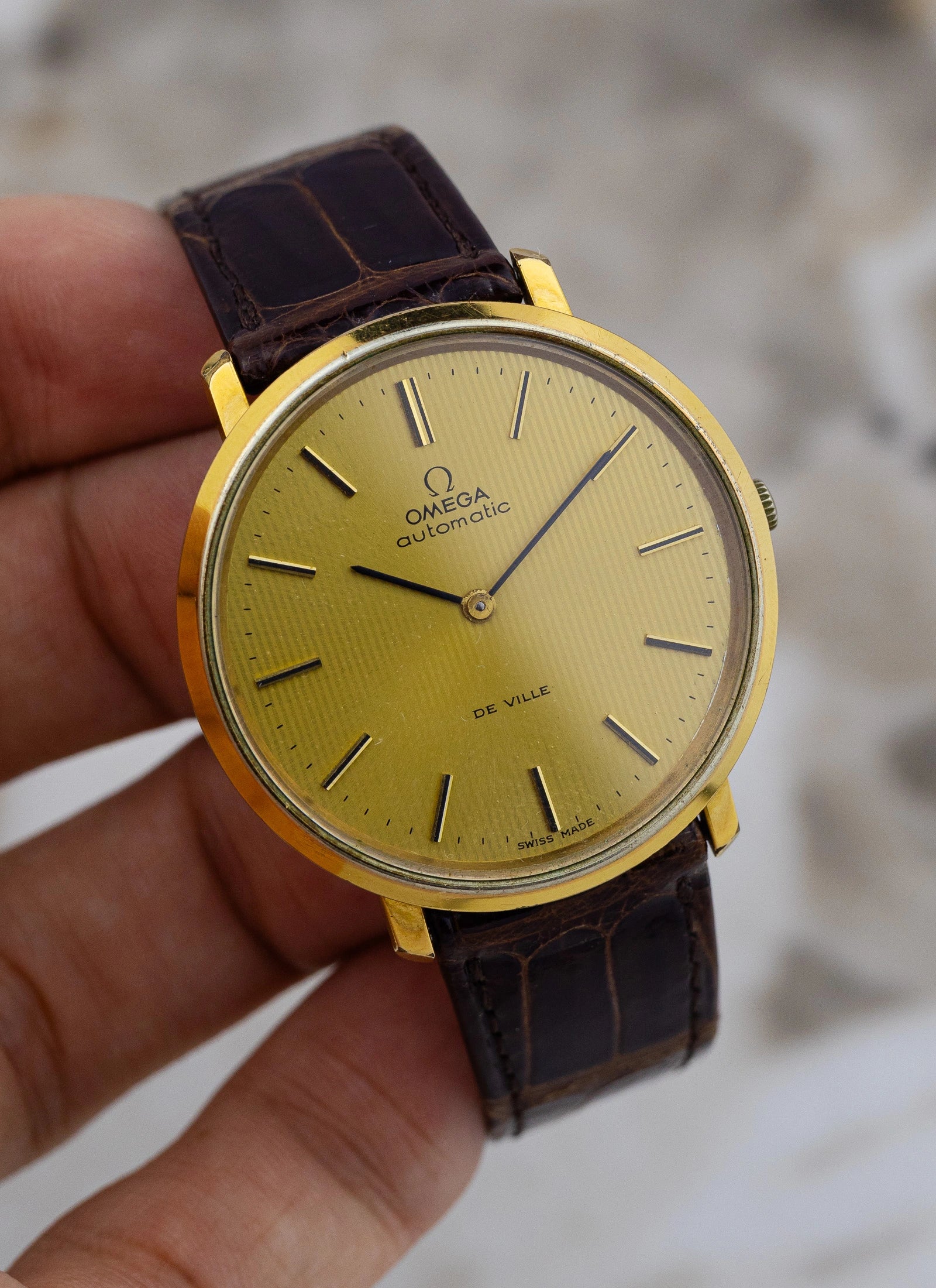 1972 Omega De Ville Ultra Slim 151.0039 cal. 711 Tapestry Dial