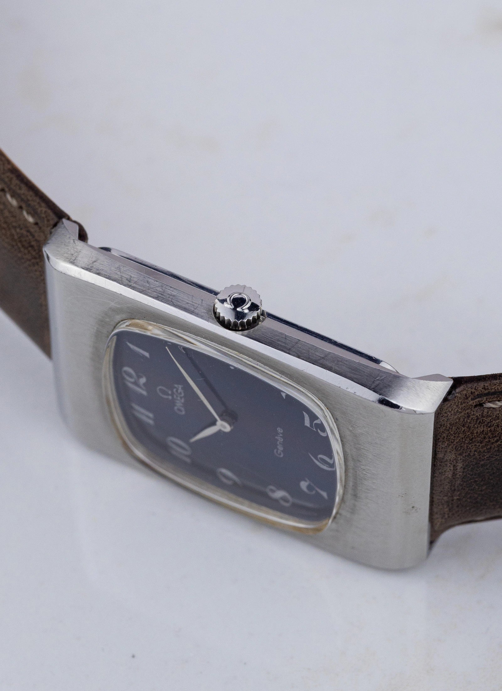 1973 Omega Geneve Tv-Dial Navy Holo Breguet 111.0117 cal. 625