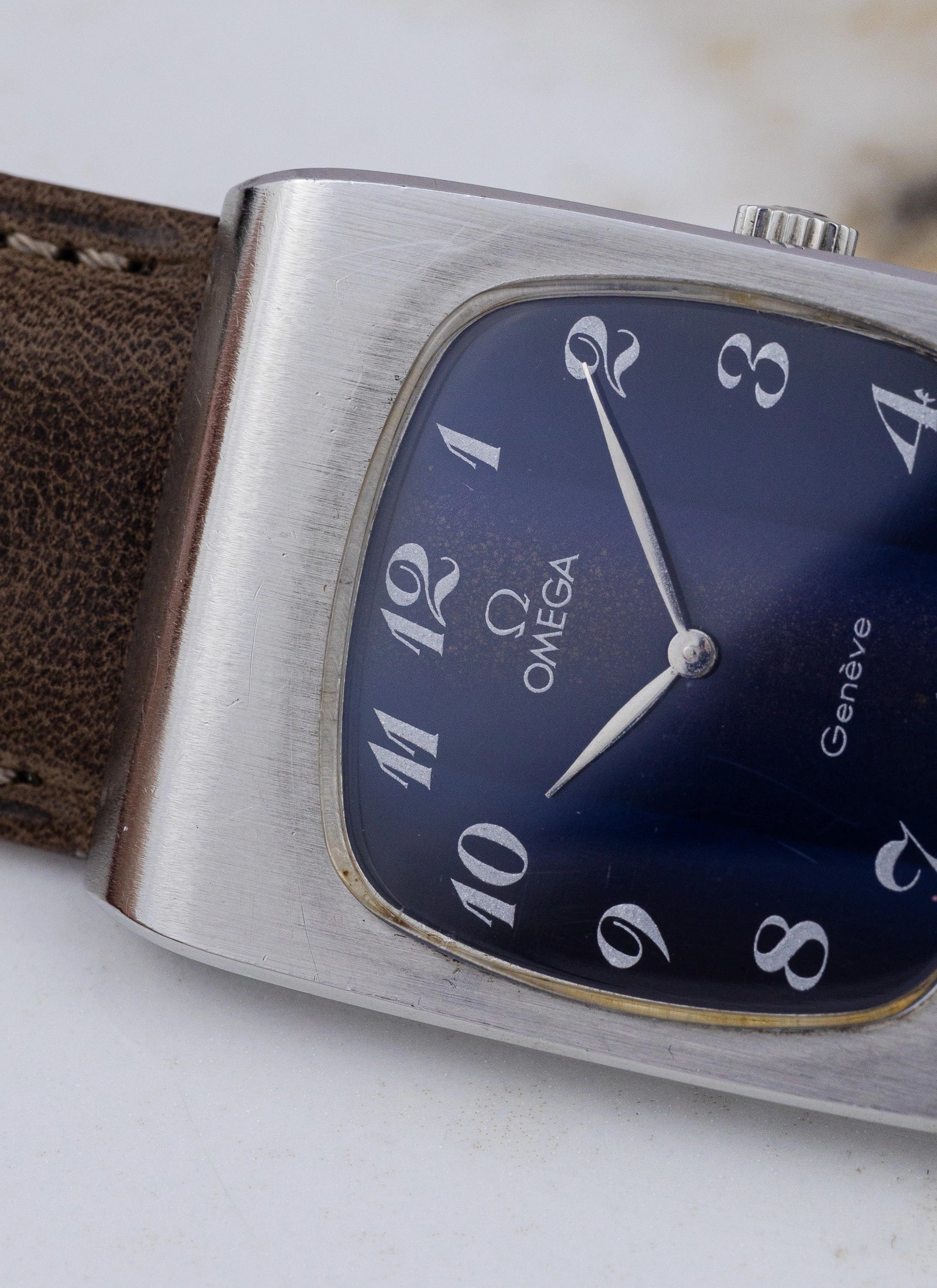 1973 Omega Geneve Tv-Dial Navy Holo Breguet 111.0117 cal. 625