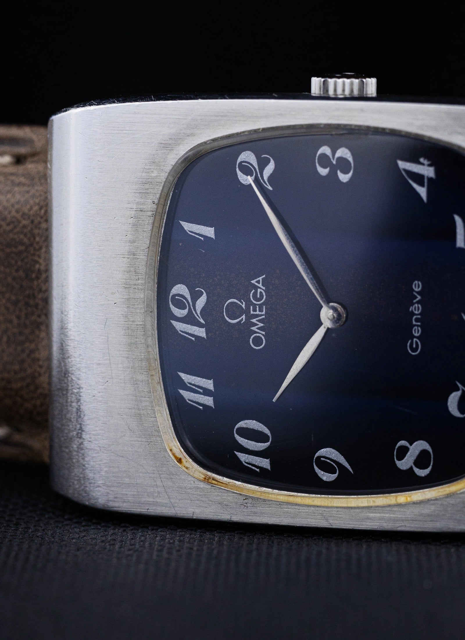 1973 Omega Geneve Tv-Dial Navy Holo Breguet 111.0117 cal. 625