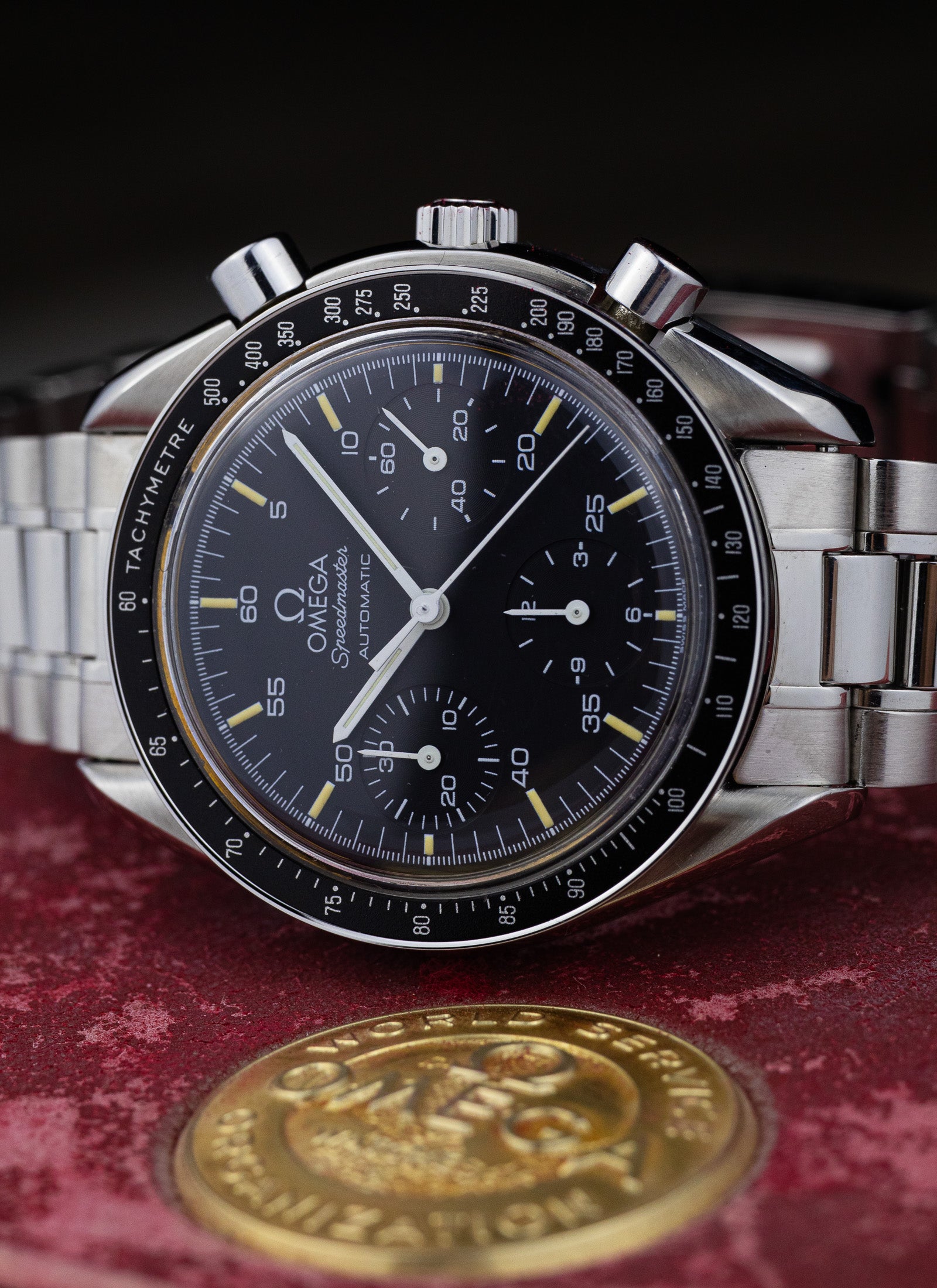 1991 Omega Speedmaster Reduced Automatic 3510.50 Serviced