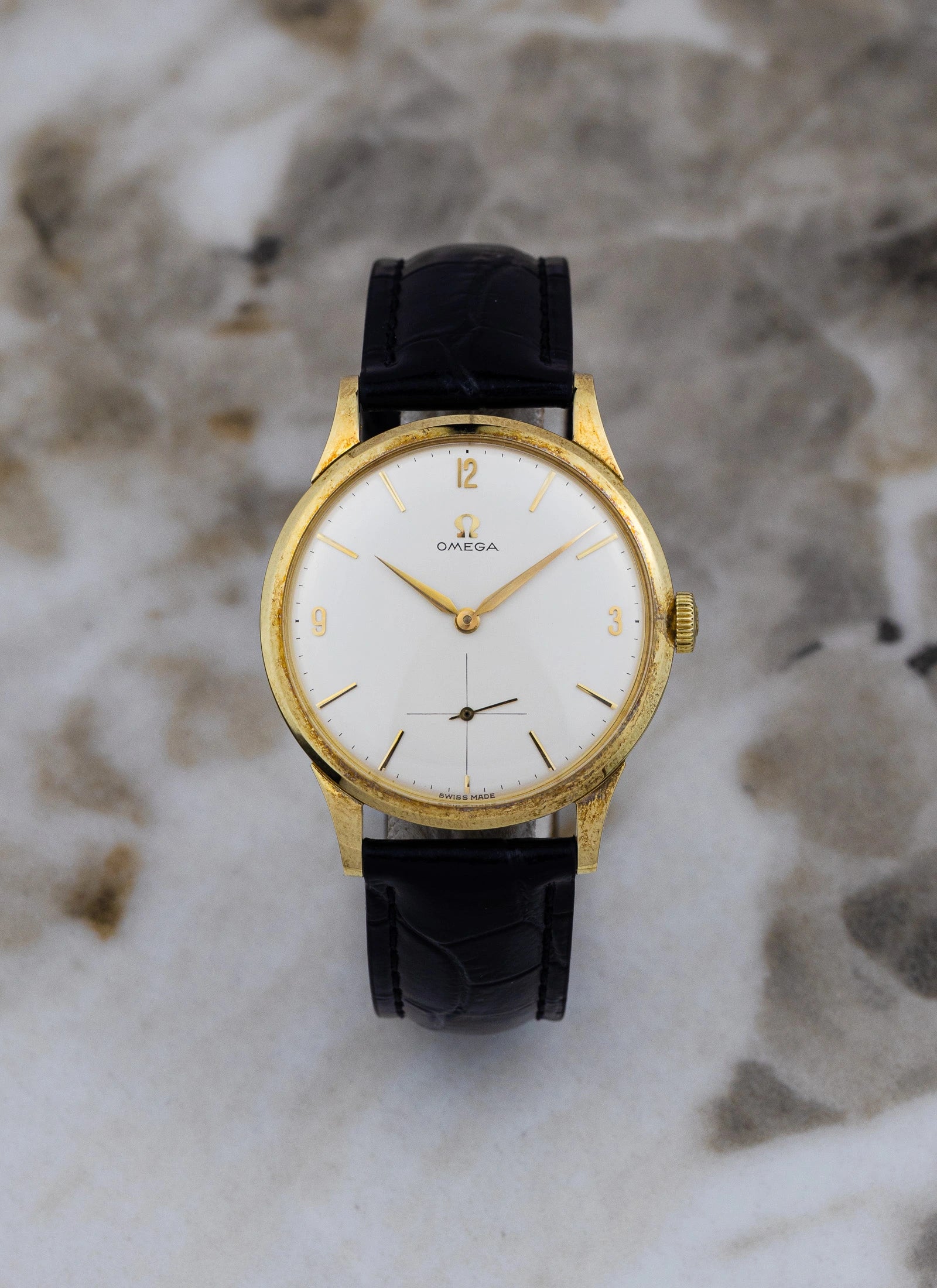1960 14K Omega Tresor 14707 cal.268 MINT!