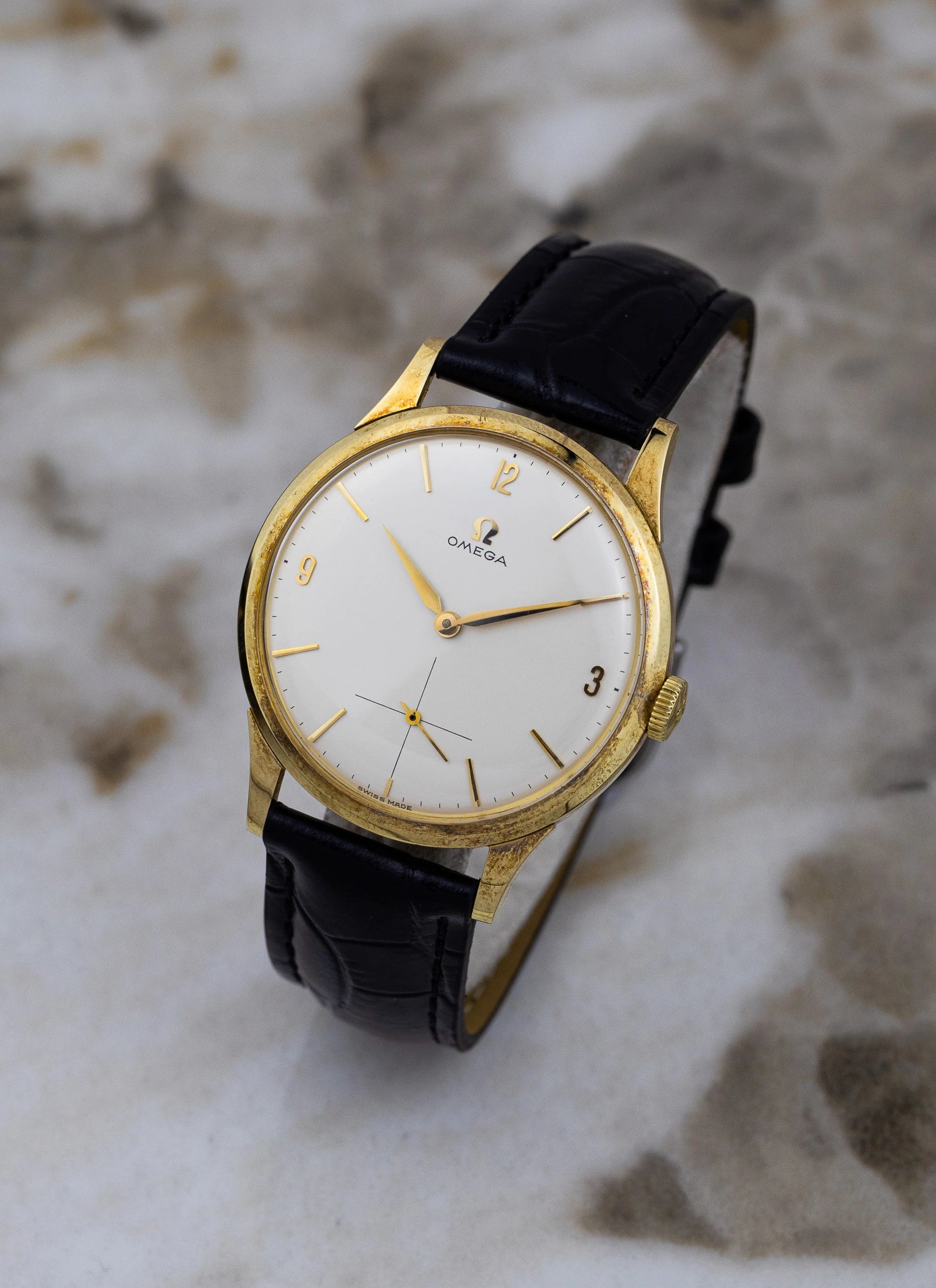 1960 14K Omega Tresor 14707 cal.268 MINT!