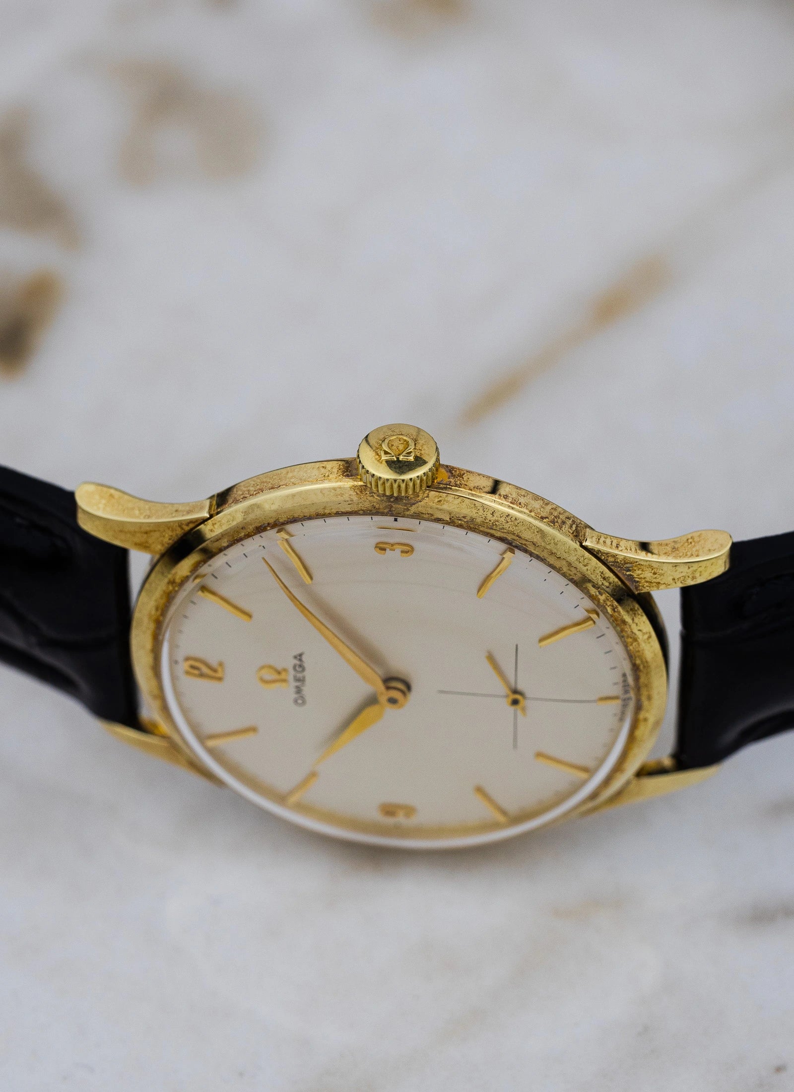 1960 14K Omega Tresor 14707 cal.268 MINT!
