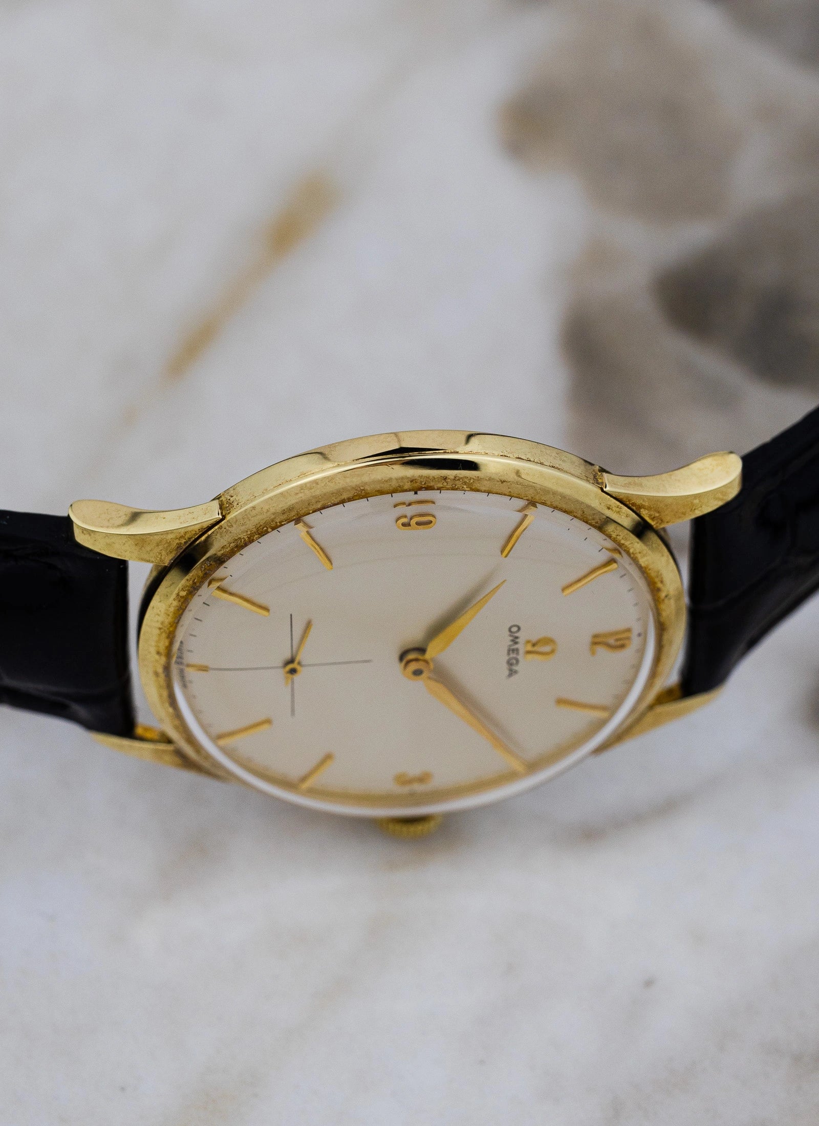 1960 14K Omega Tresor 14707 cal.268 MINT!