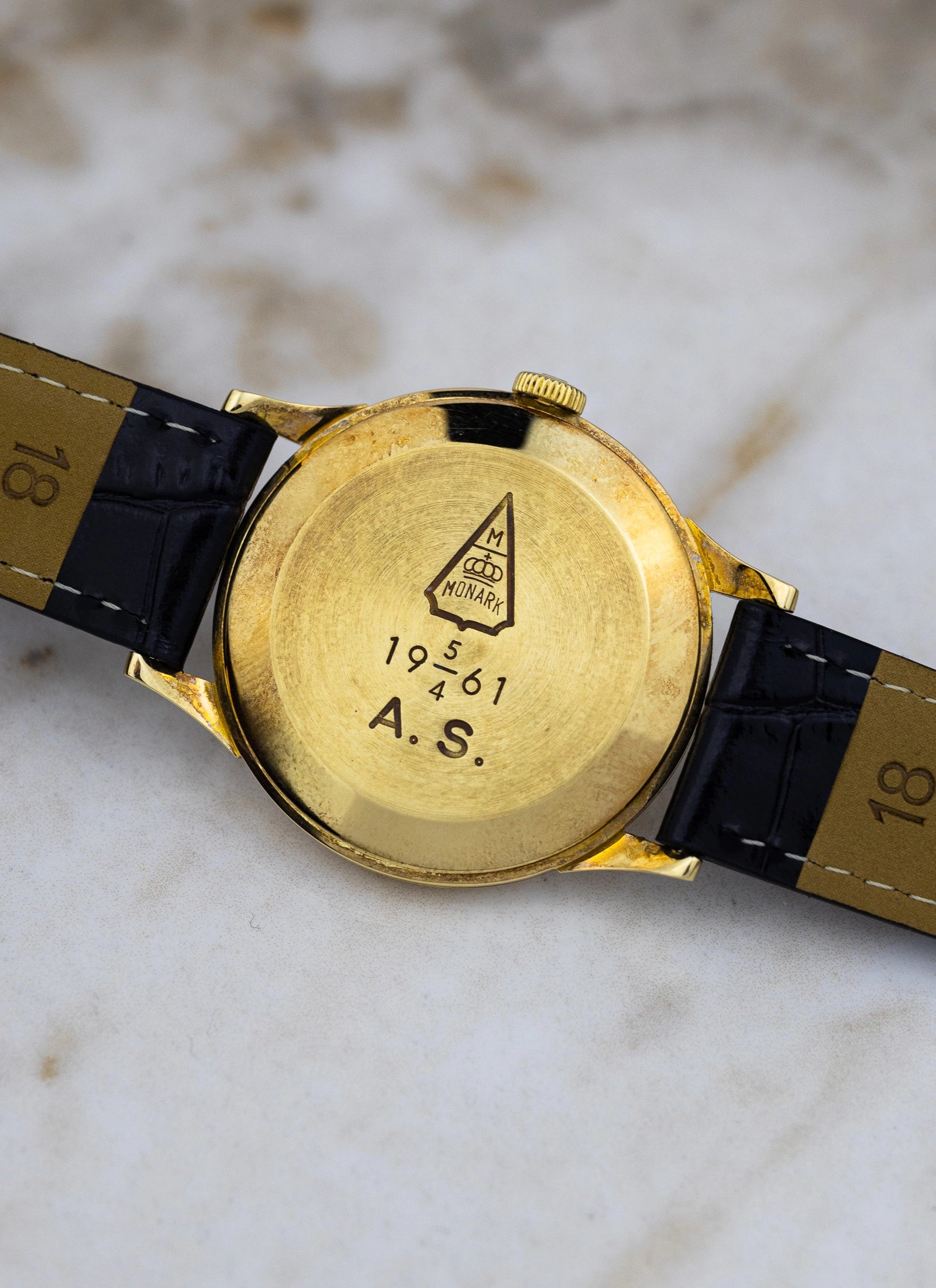 1960 14K Omega Tresor 14707 cal.268 MINT!