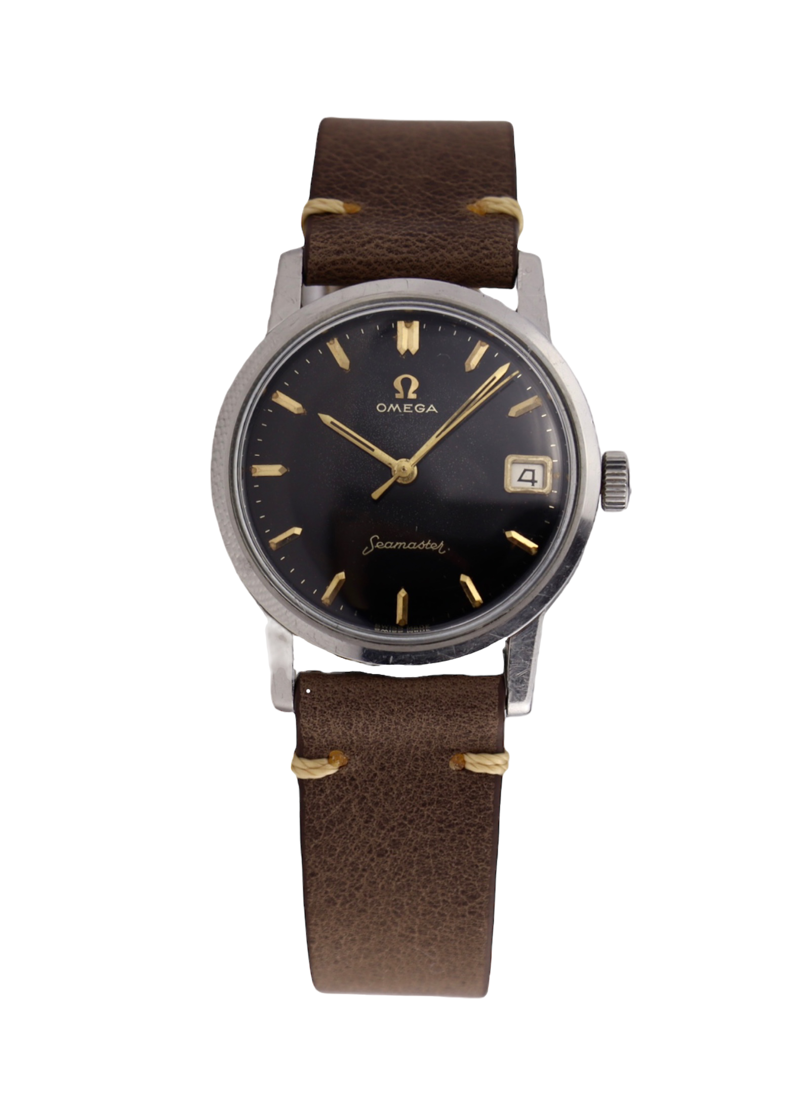 1962 Omega Seamaster Black Gilt Dial 14384 cal. 610