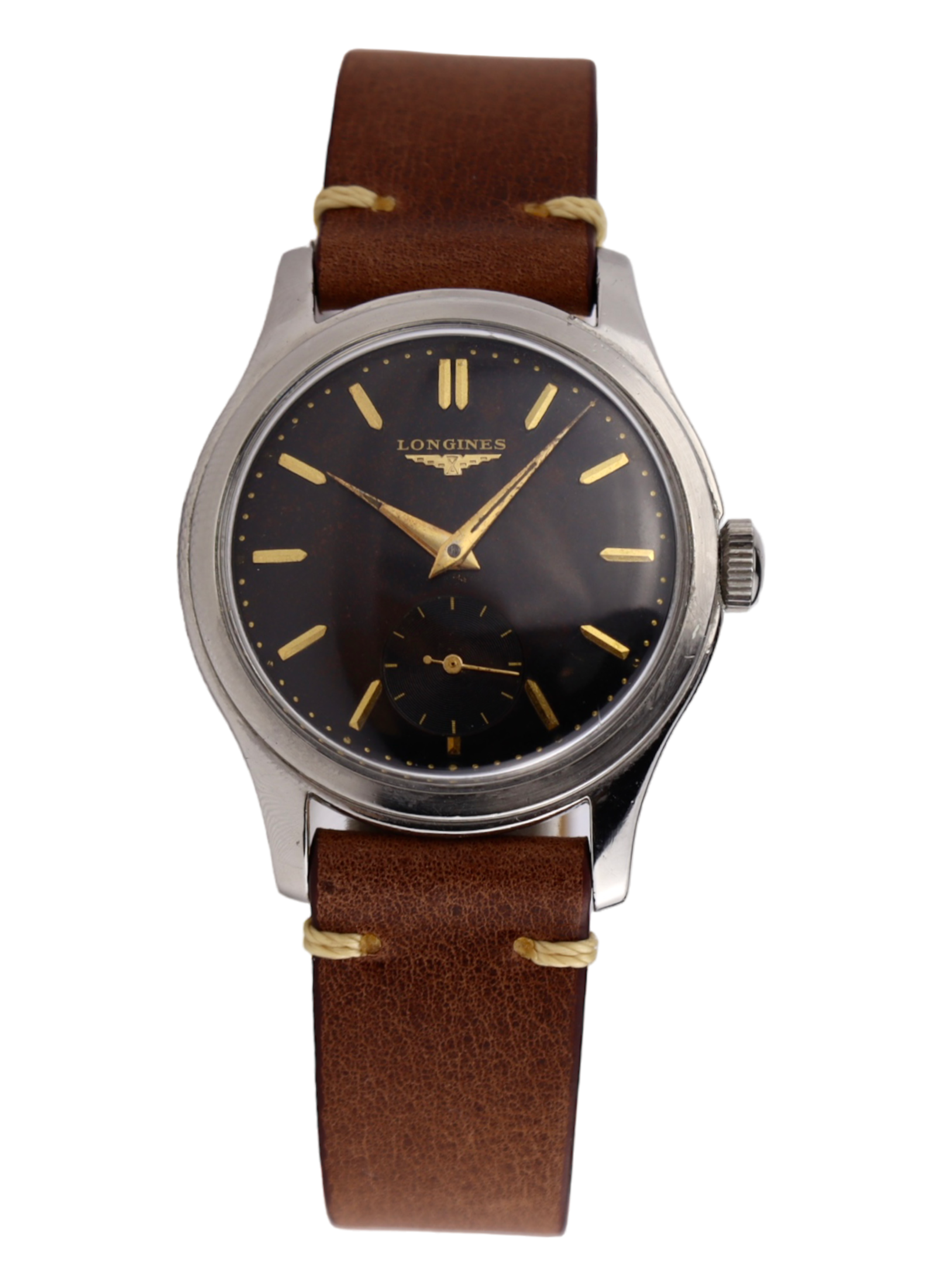 1954 Longines Calatrava Black Tropical Dial 12.68Z