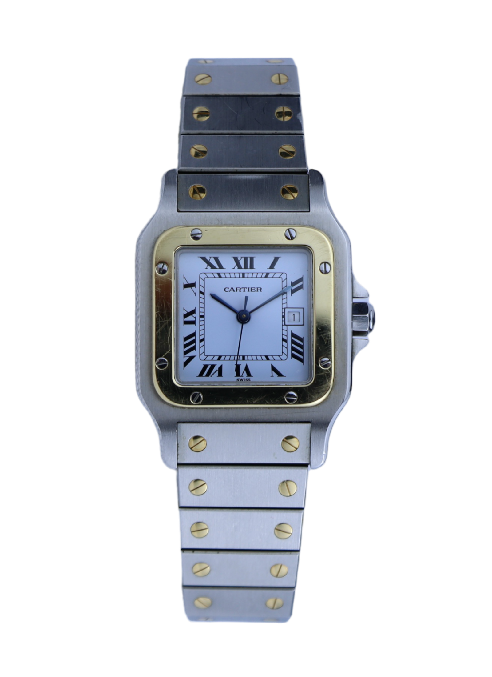 1988 Cartier Santos Carree 1172961 FULL SET