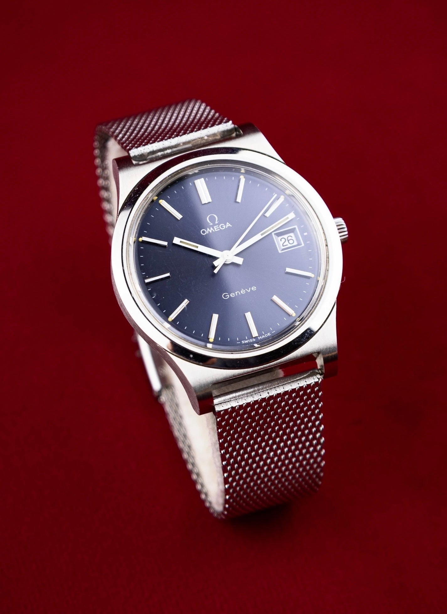 1972 MINT Omega Geneve Navy 136.0102 cal. 1030