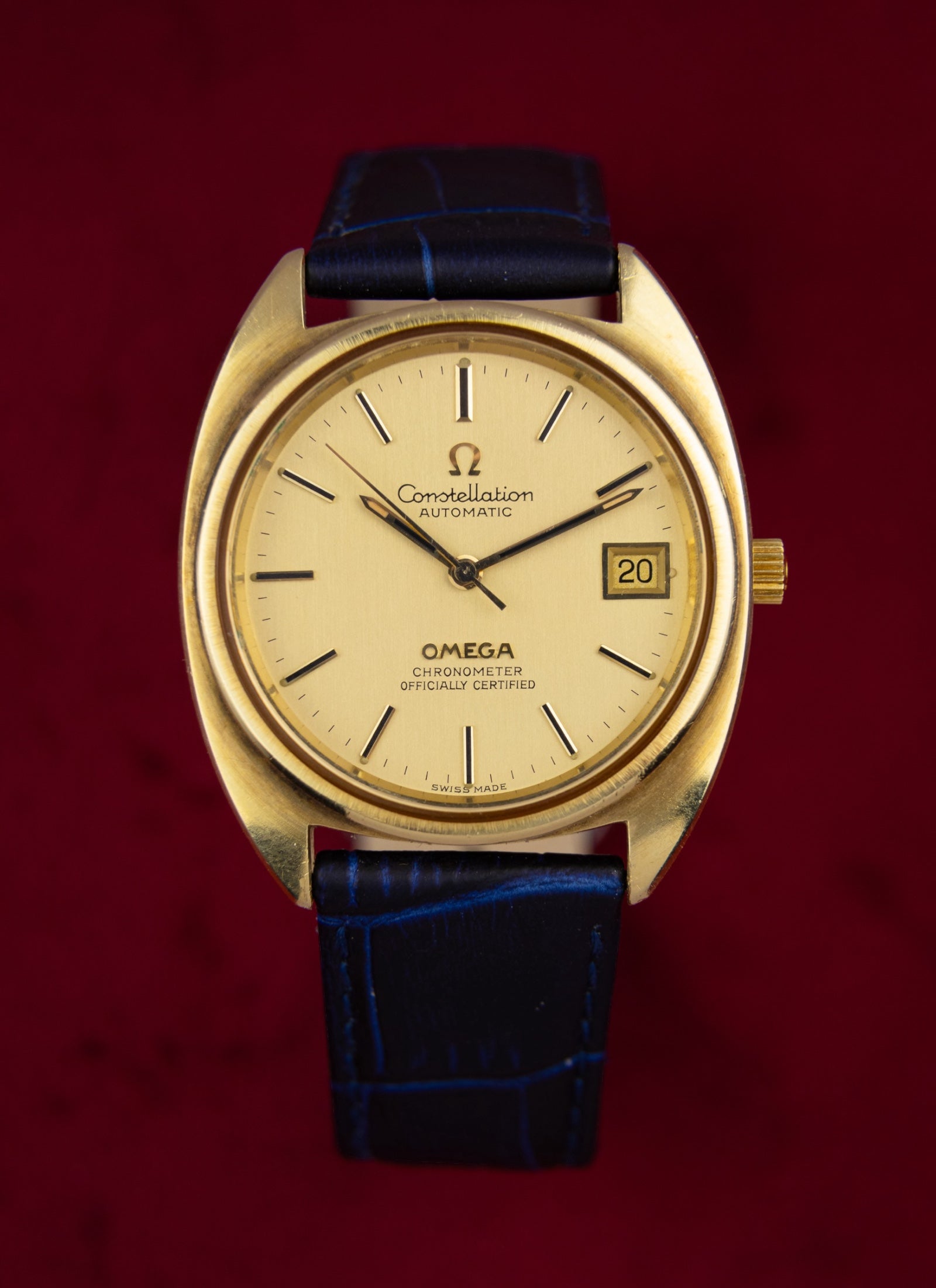 1973 Omega Constellation C-shaped 168.0056 cal. 1011 Goldcap