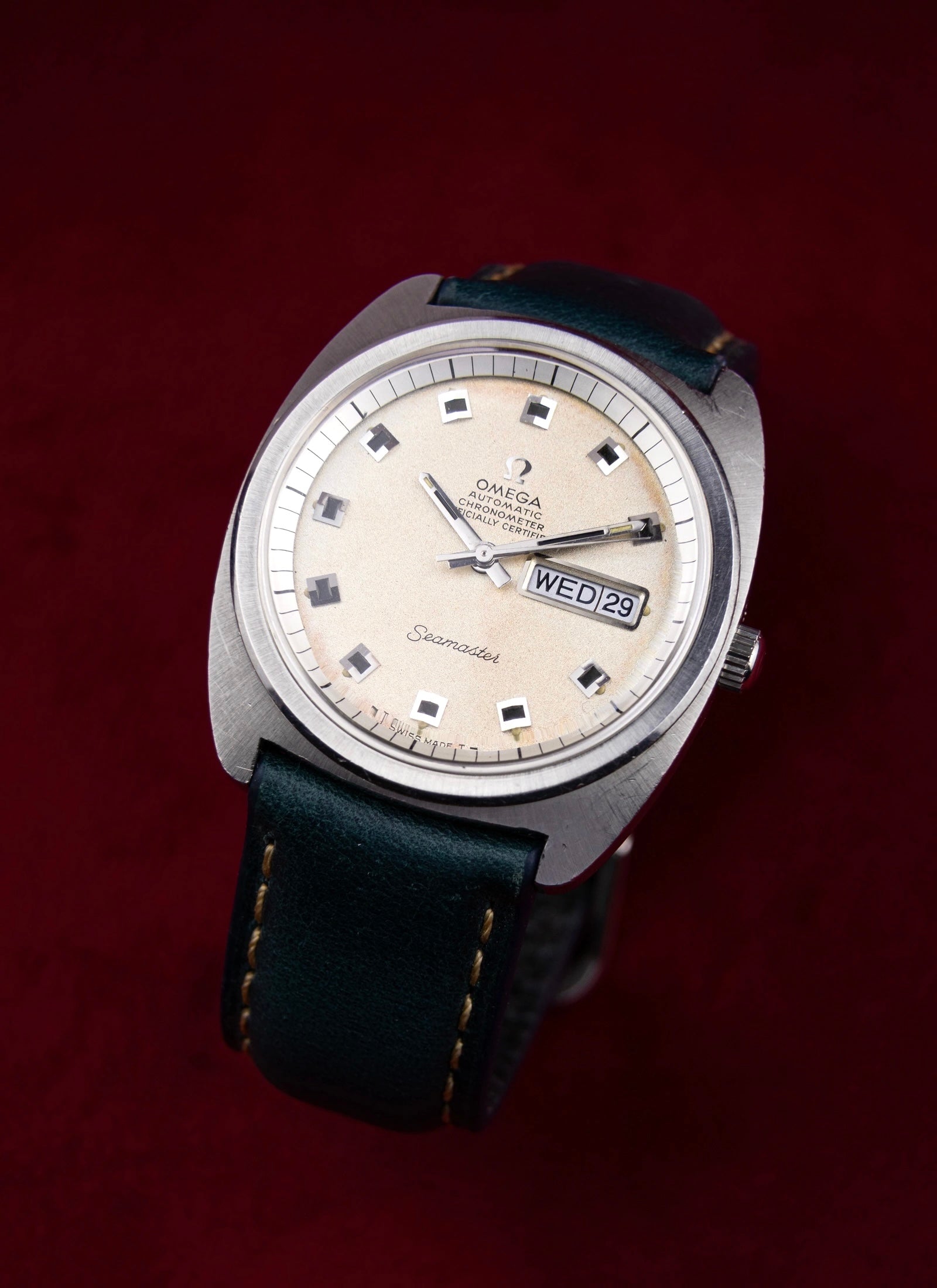 1970 Omega Seamaster Jumbo Sparkle Dial 166.034 cal. 752