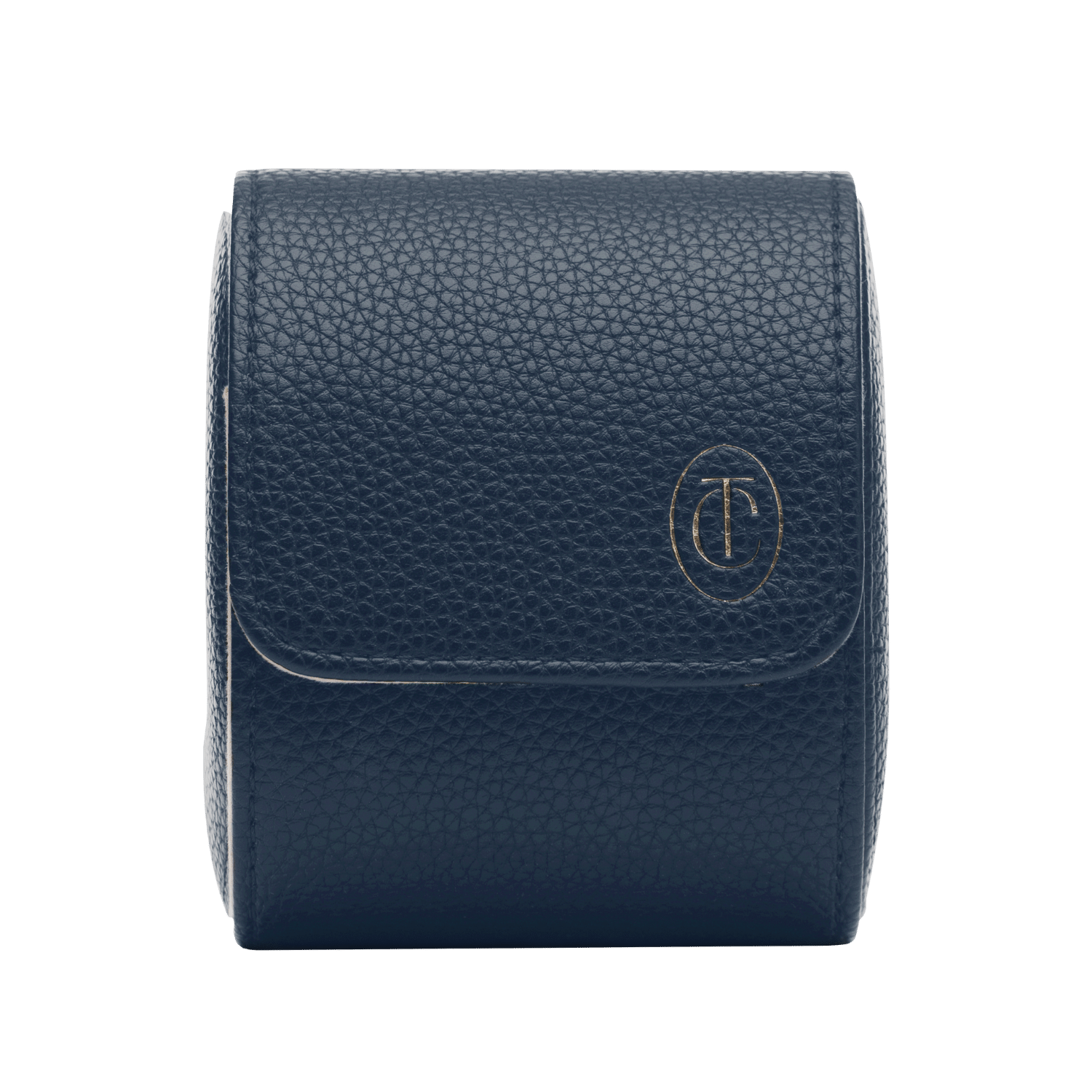 Etui na zegarek pojedyncze navy gold
