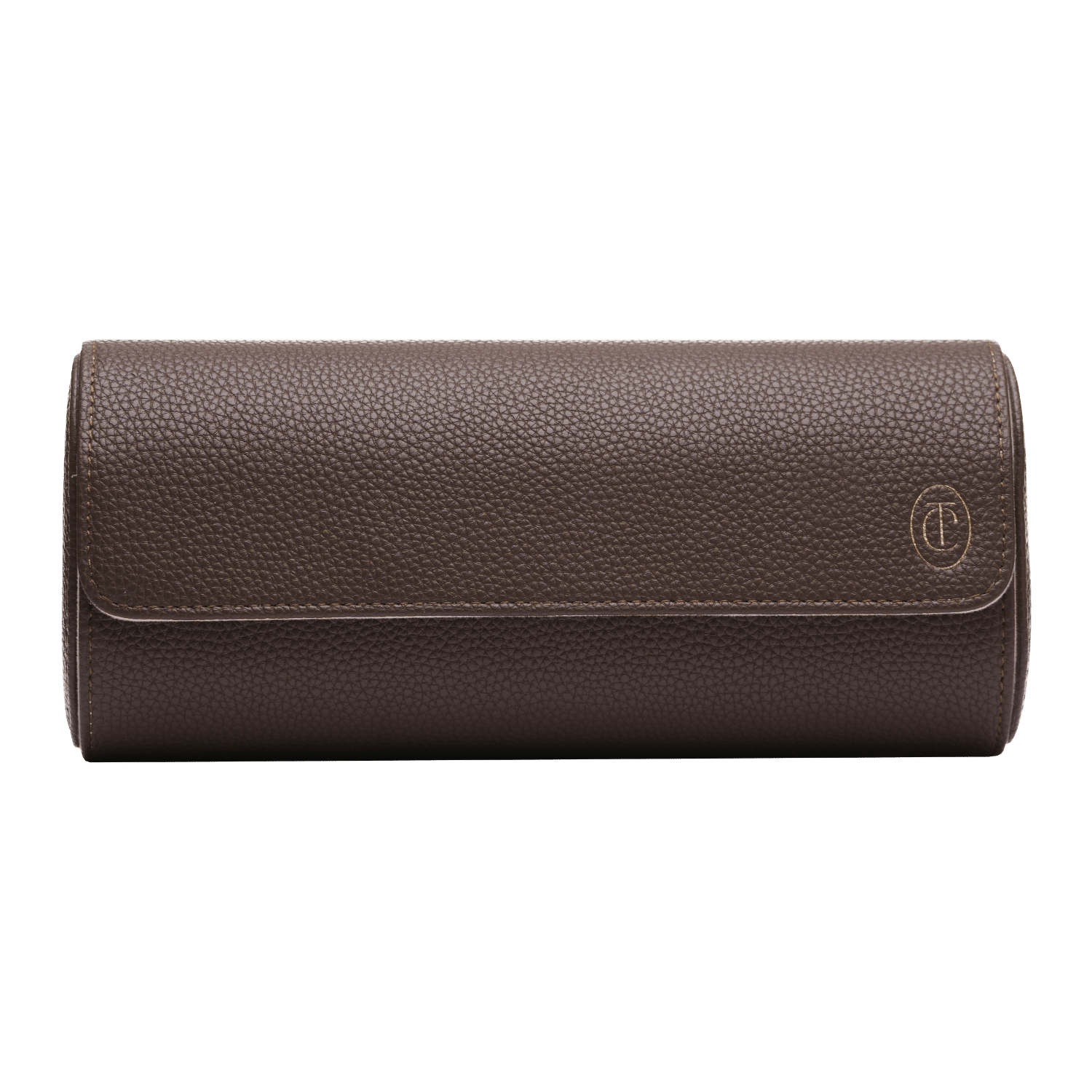 Etui na zegarek potrójne brown gold
