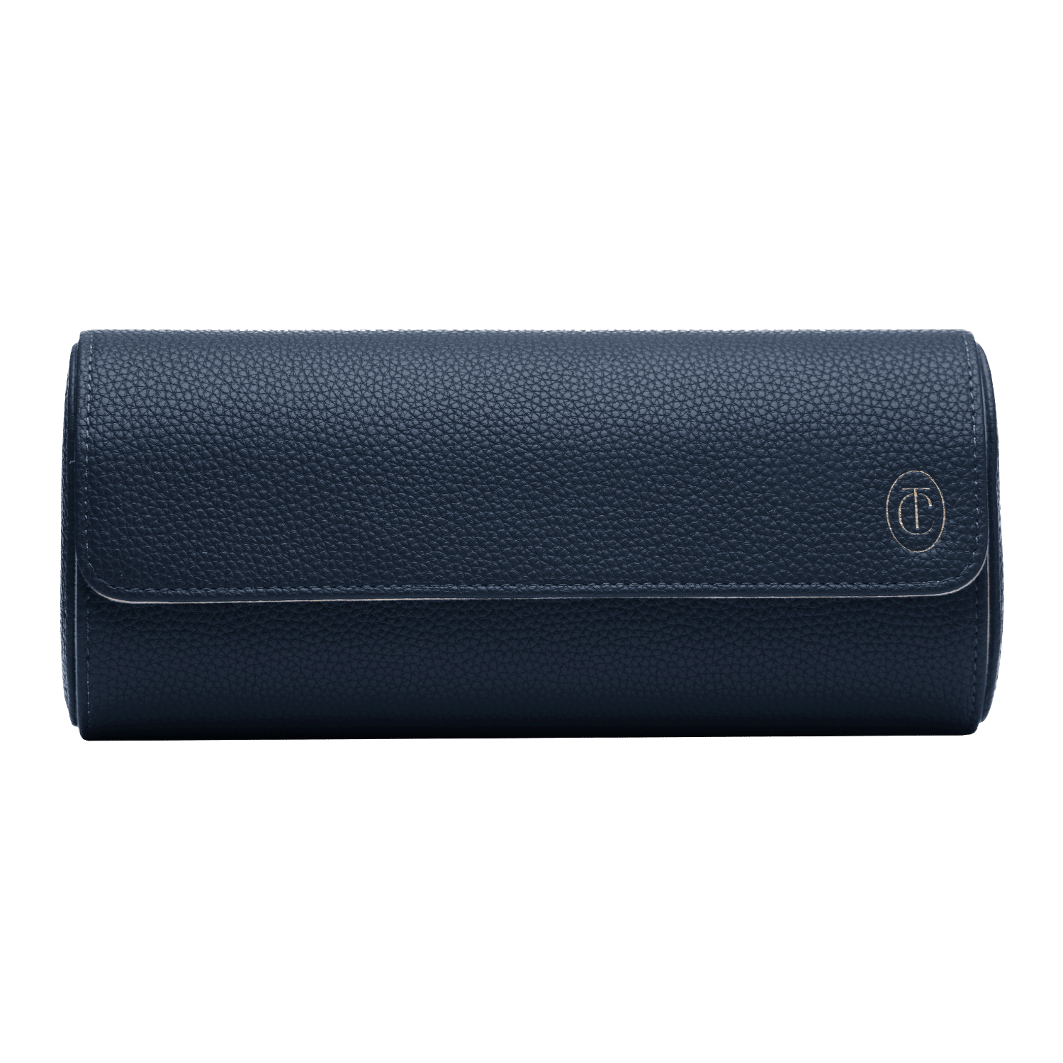 Etui na zegarek potrójne navy gold