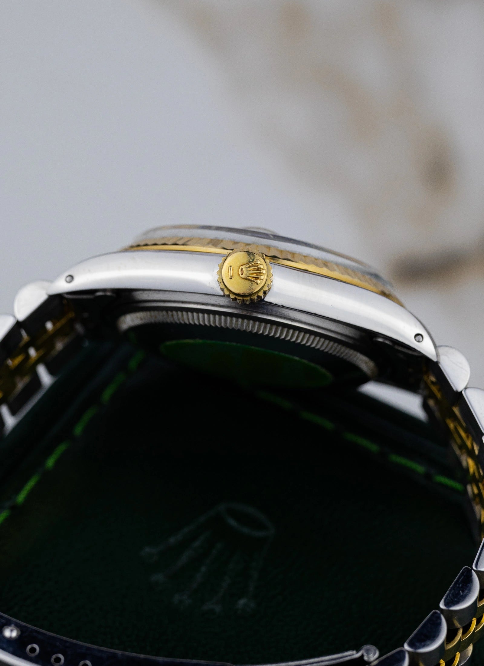 1986 Rolex Datejust 16013 Houndstooth Diamond Dial