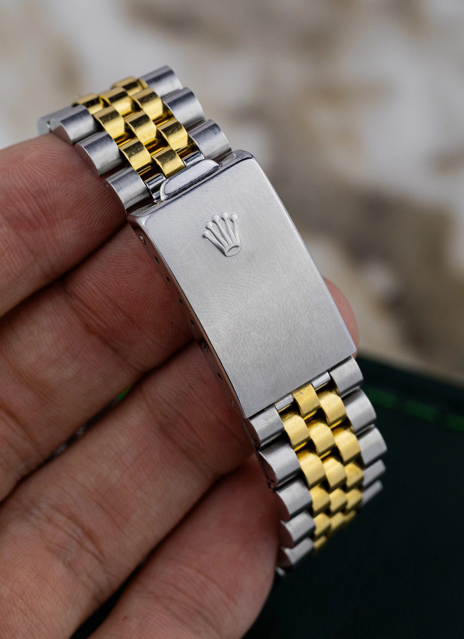 1986 Rolex Datejust 16013 Houndstooth Diamond Dial