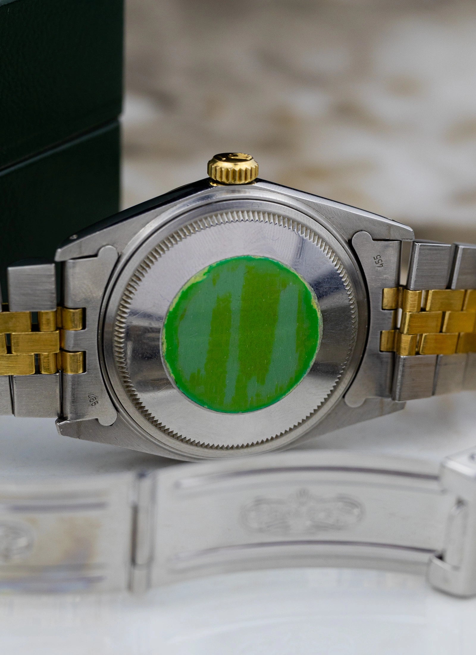 1986 Rolex Datejust 16013 Houndstooth Diamond Dial