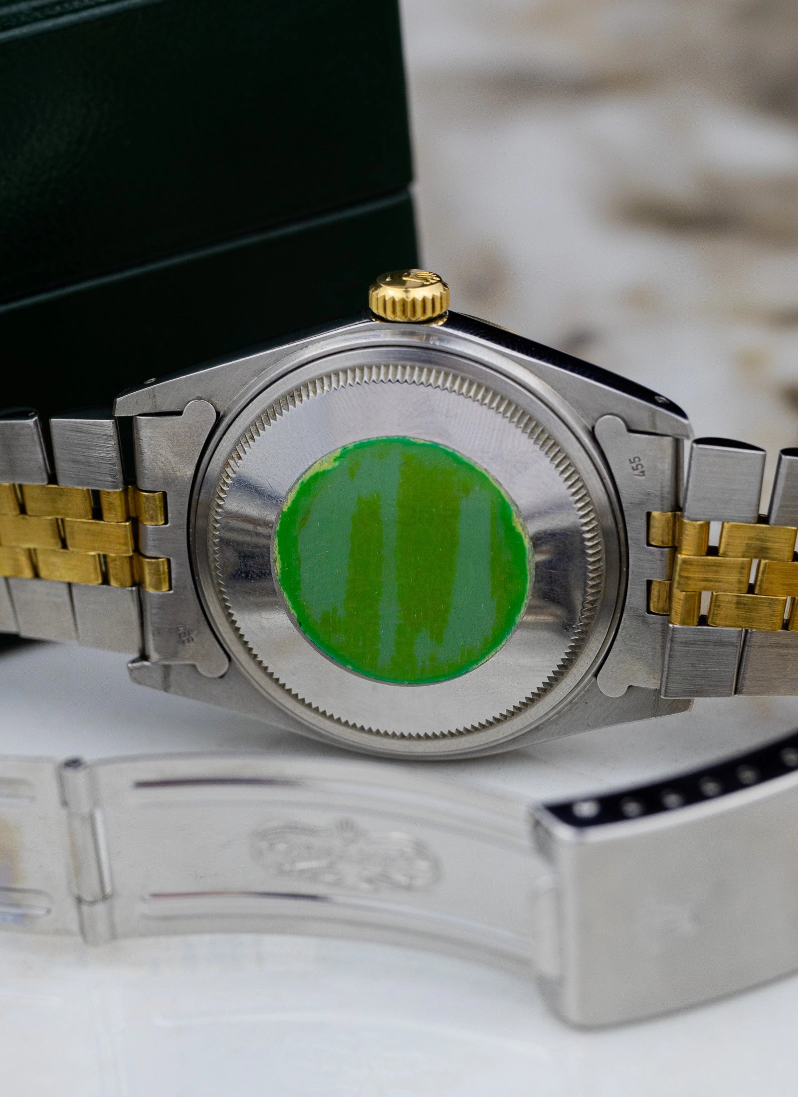 1986 Rolex Datejust 16013 Houndstooth Diamond Dial