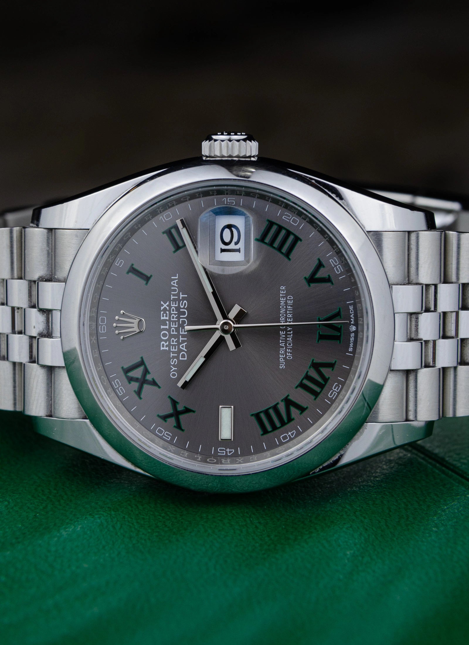 2023 Rolex Datejust Wimbledon 126200 Full Set Kruk
