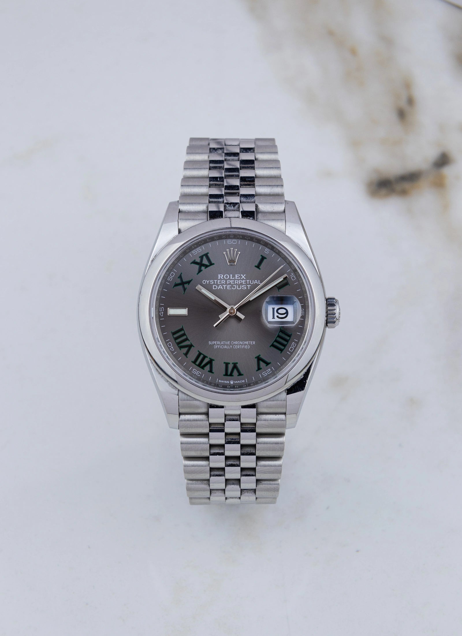 2023 Rolex Datejust Wimbledon 126200 Full Set Kruk