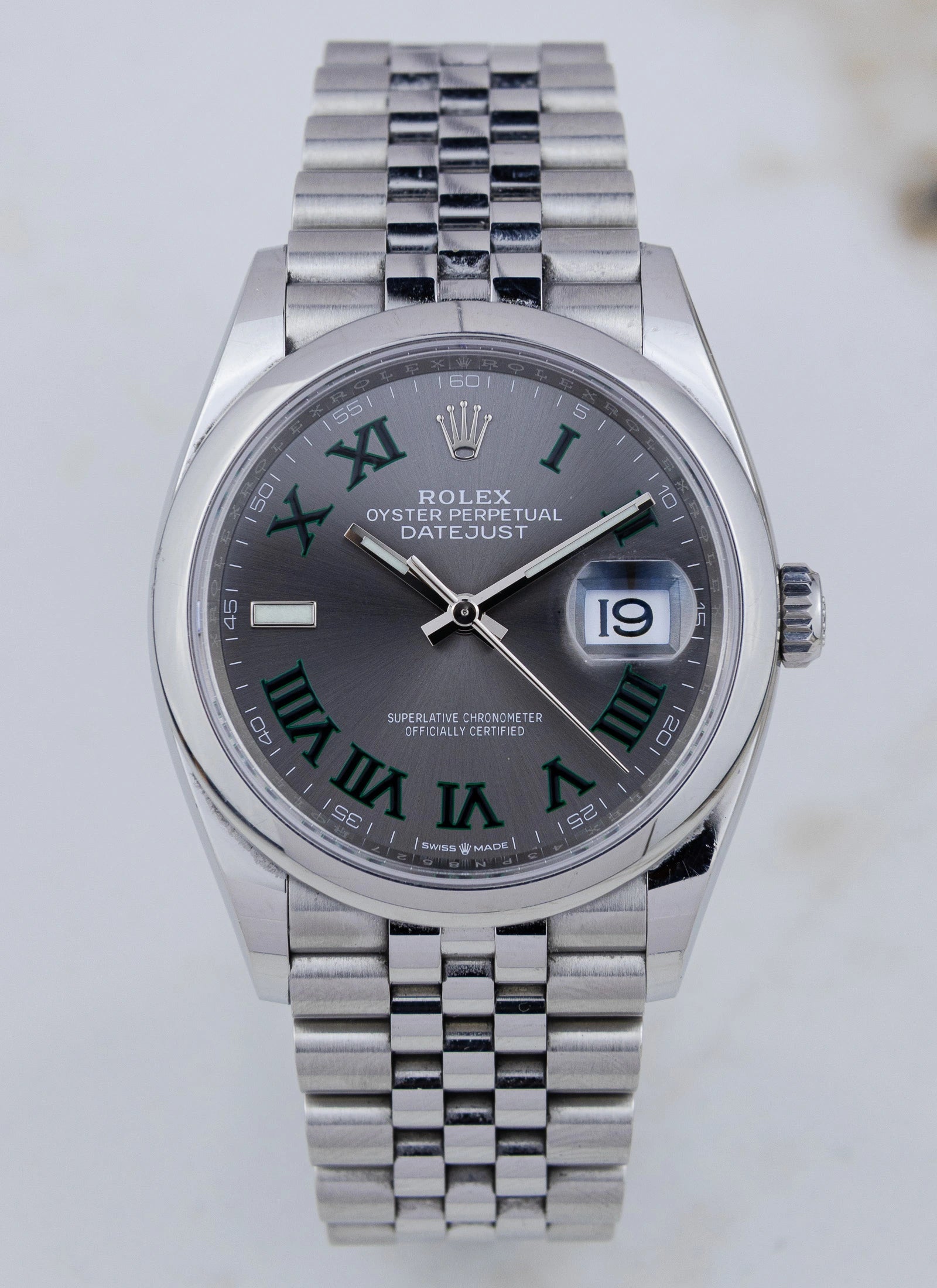 2023 Rolex Datejust Wimbledon 126200 Full Set Kruk