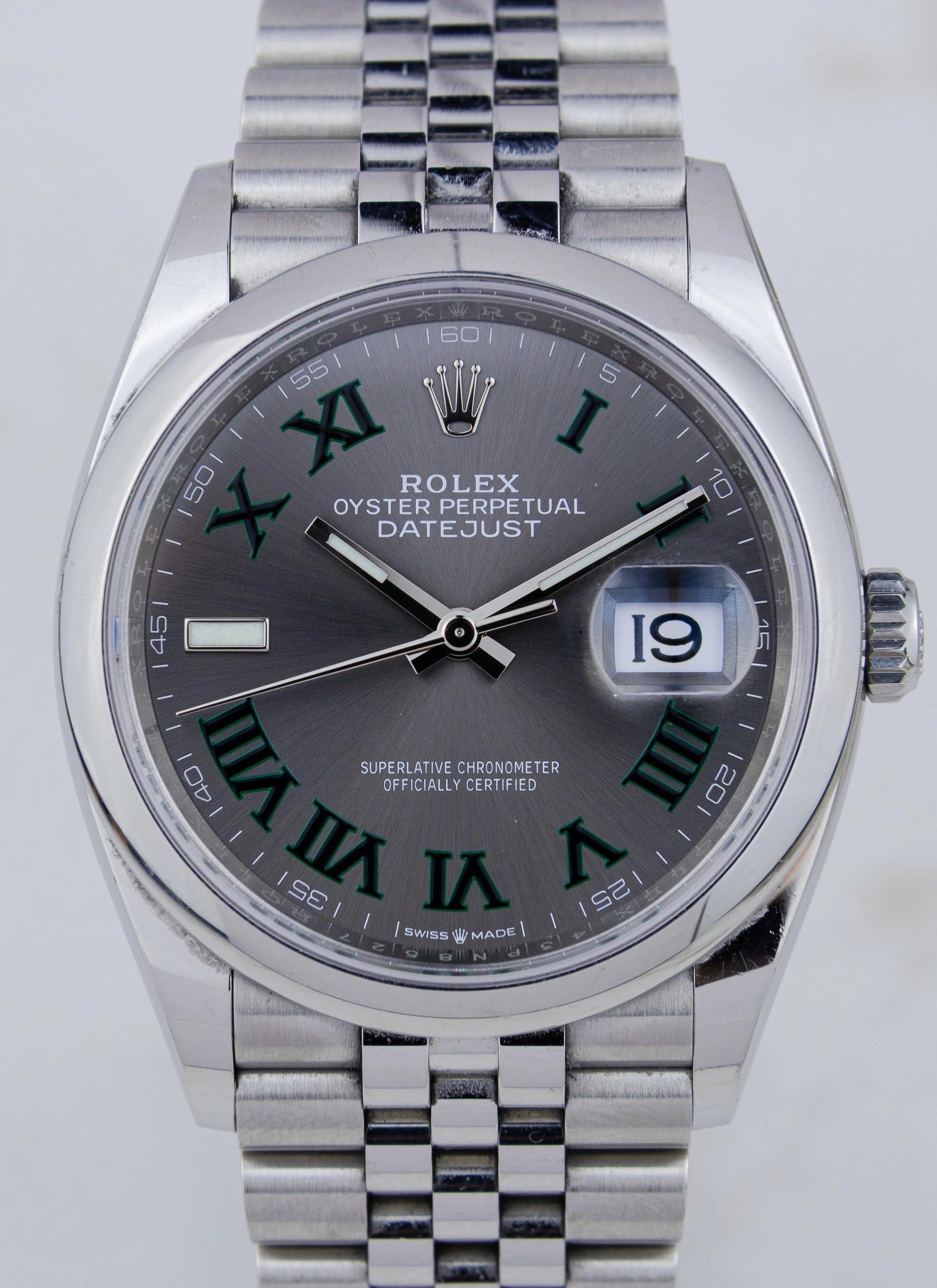 2023 Rolex Datejust Wimbledon 126200 Full Set Kruk