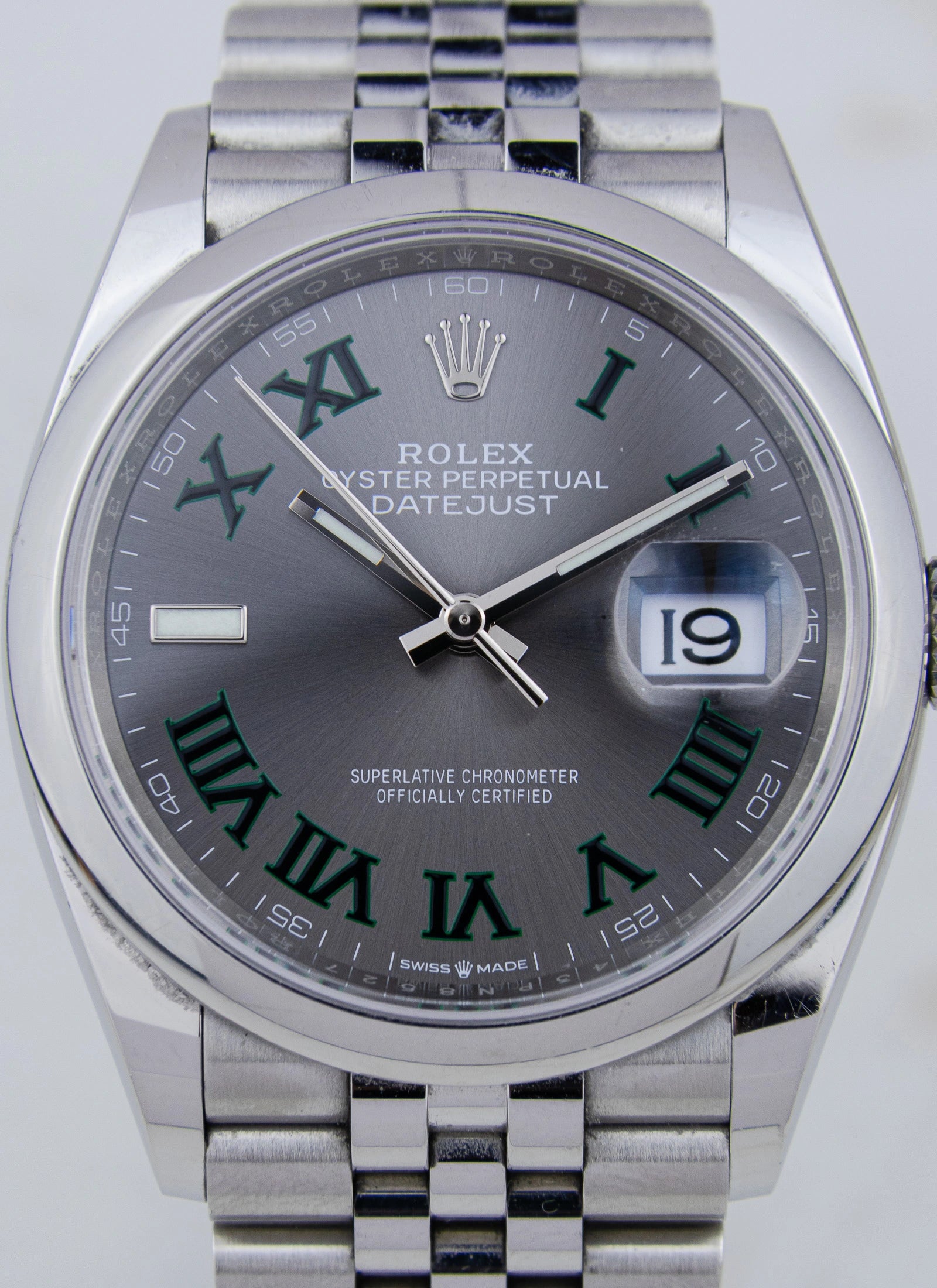 2023 Rolex Datejust Wimbledon 126200 Full Set Kruk