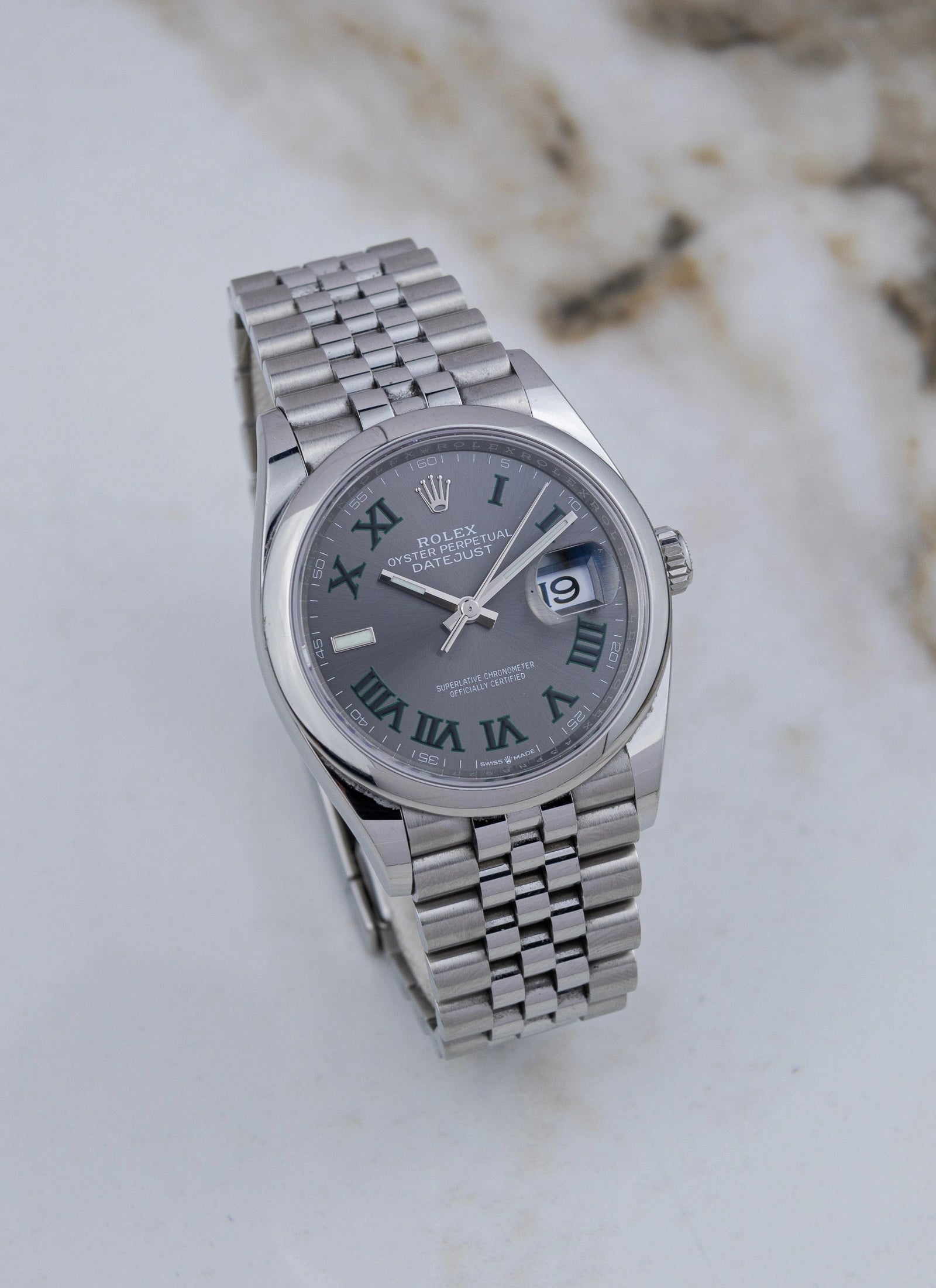 2023 Rolex Datejust Wimbledon 126200 Full Set Kruk