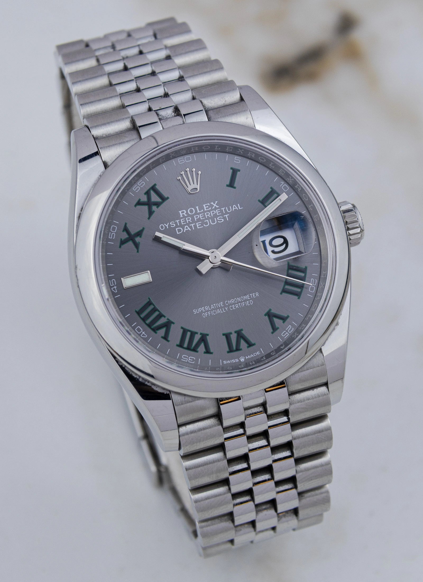 2023 Rolex Datejust Wimbledon 126200 Full Set Kruk