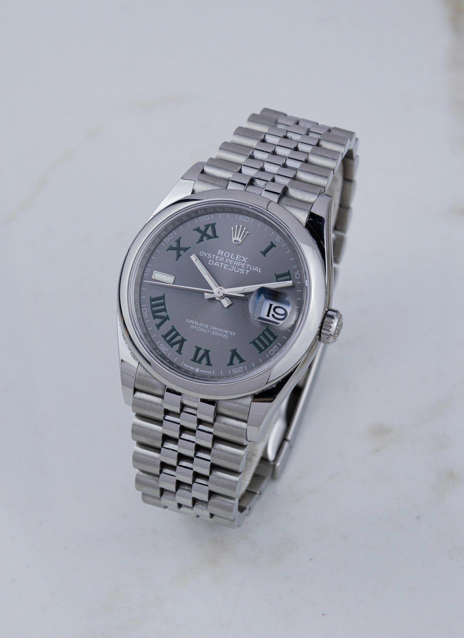 2023 Rolex Datejust Wimbledon 126200 Full Set Kruk