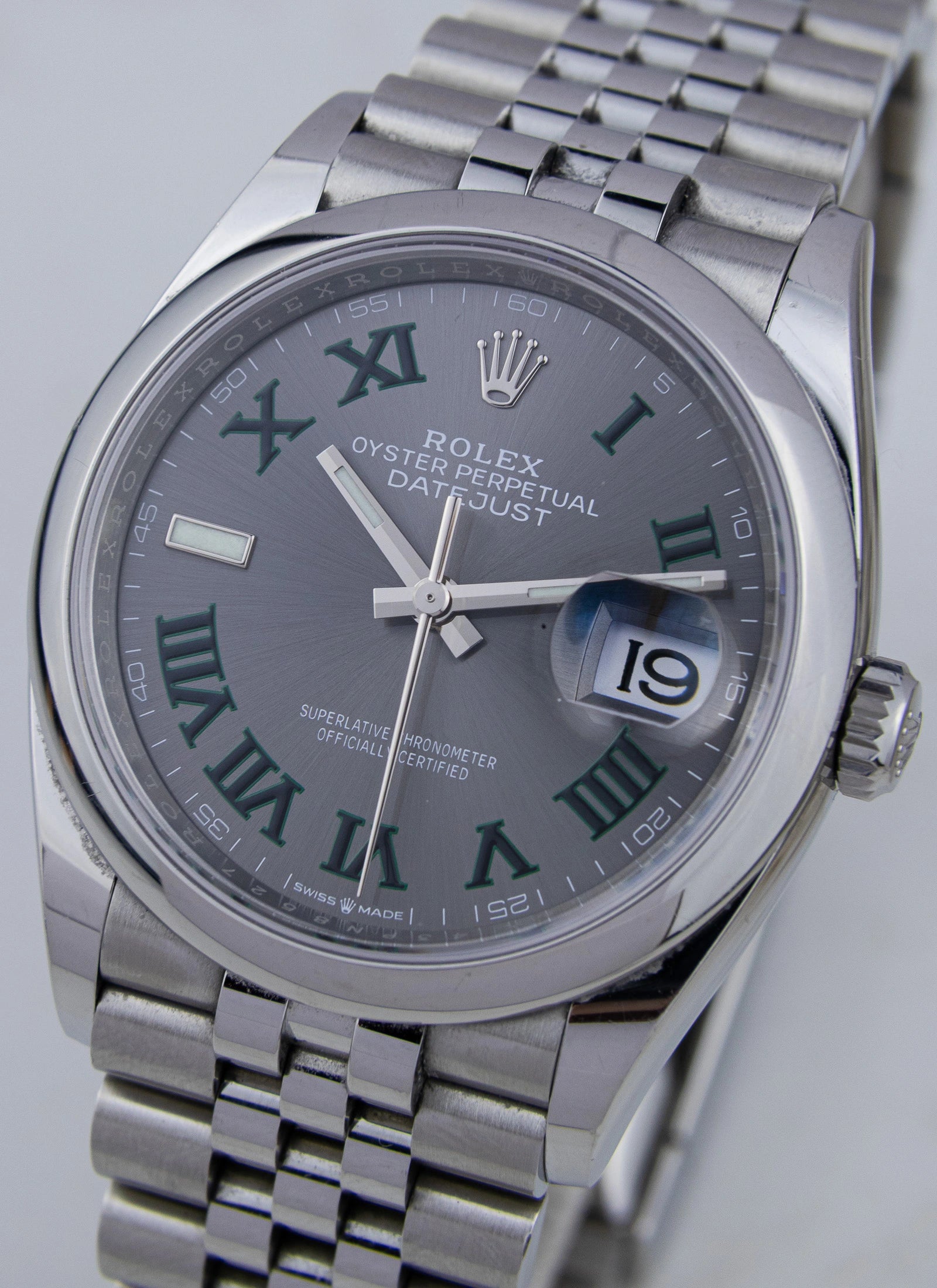 2023 Rolex Datejust Wimbledon 126200 Full Set Kruk