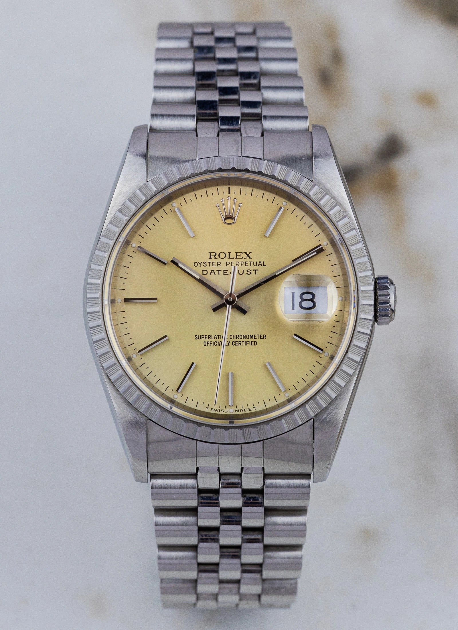 1990 Rolex Datejust 16220 Tropical
