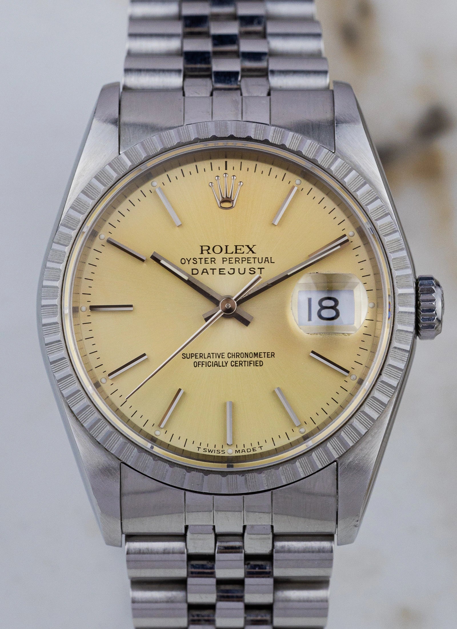 1990 Rolex Datejust 16220 Tropical