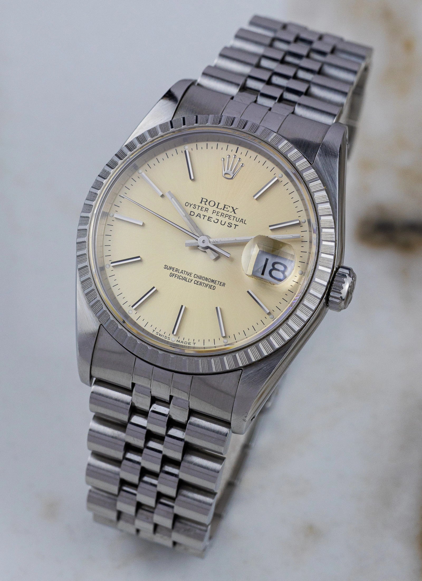 1990 Rolex Datejust 16220 Tropical