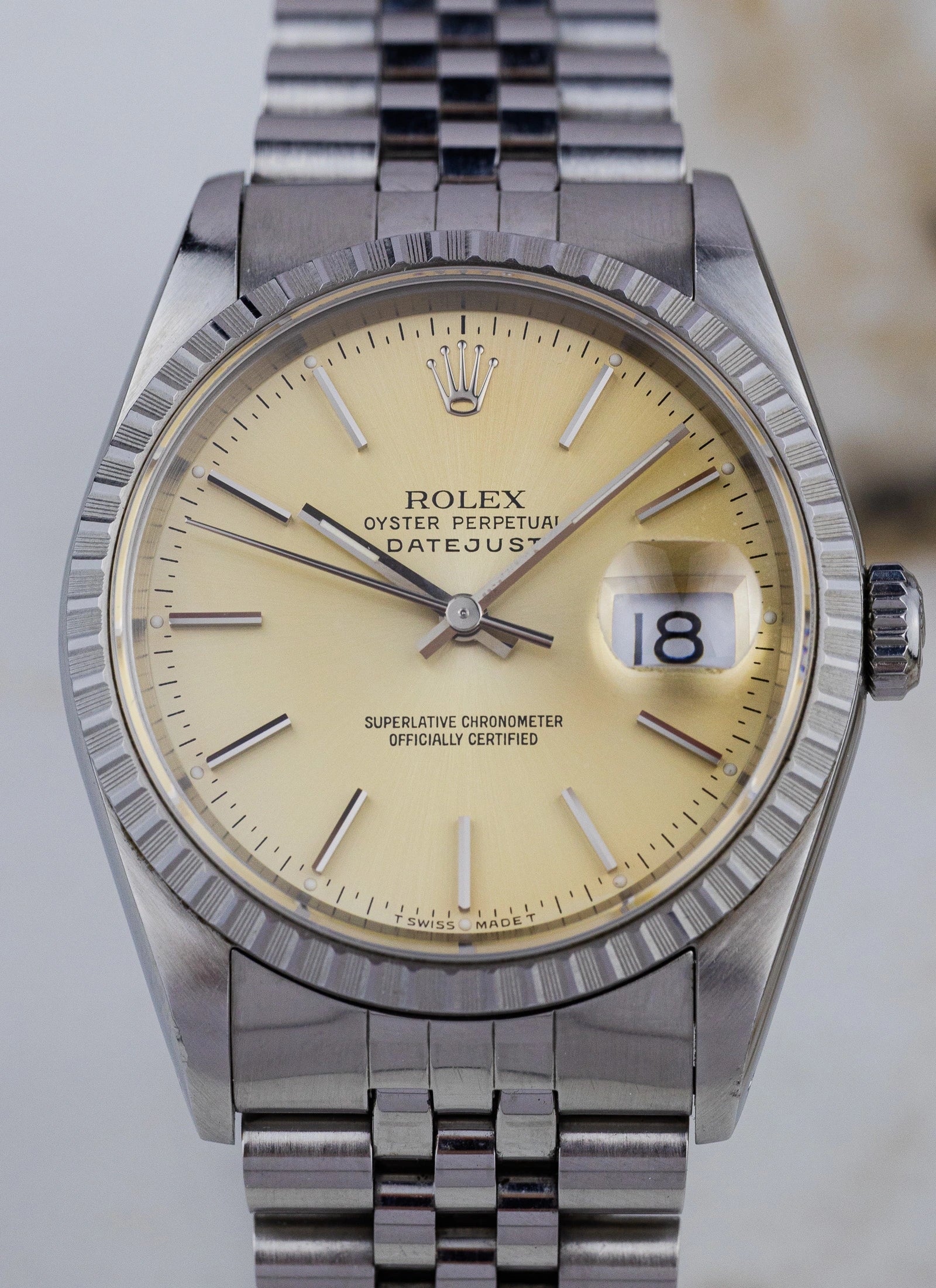 1990 Rolex Datejust 16220 Tropical