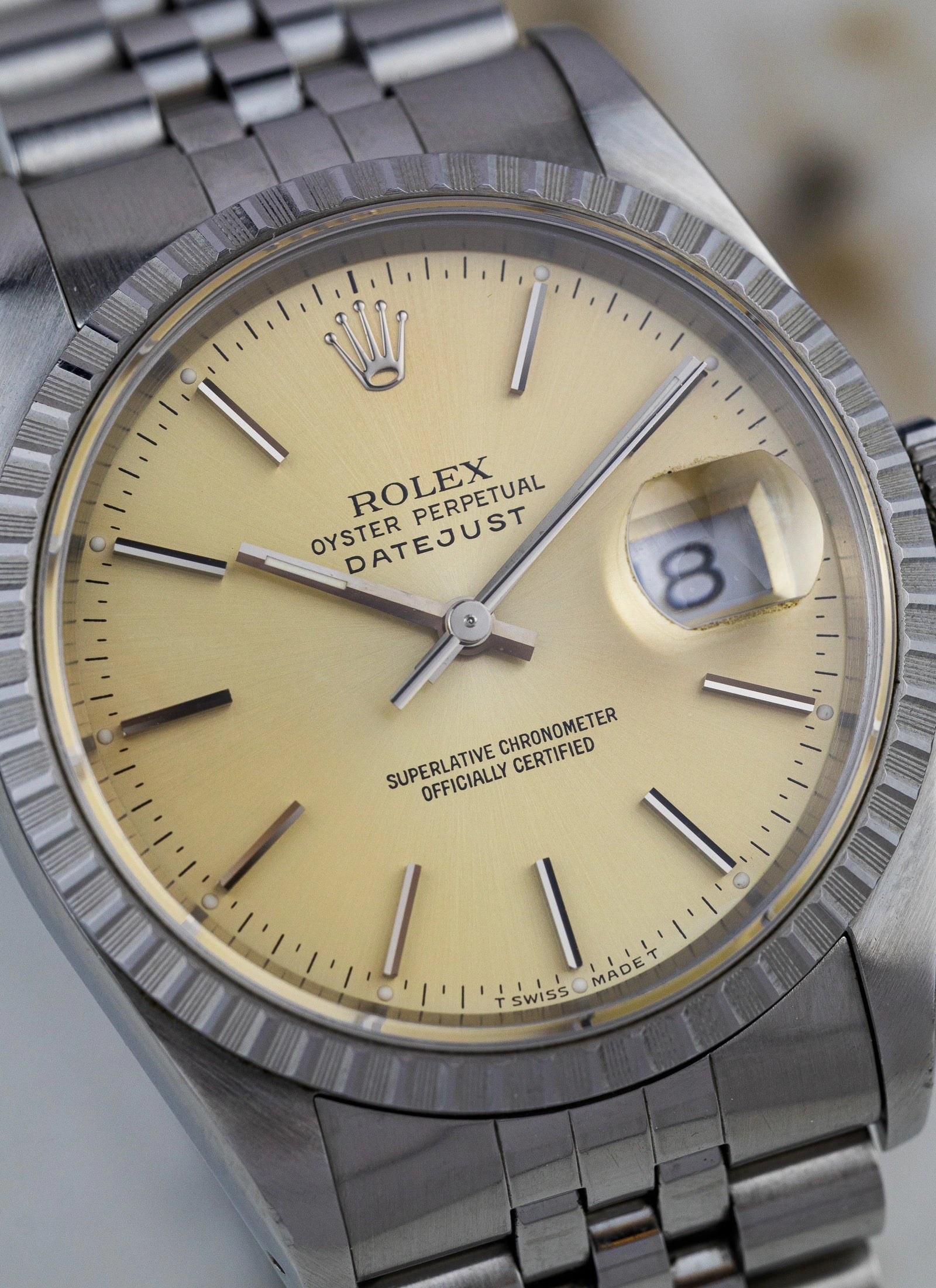 1990 Rolex Datejust 16220 Tropical