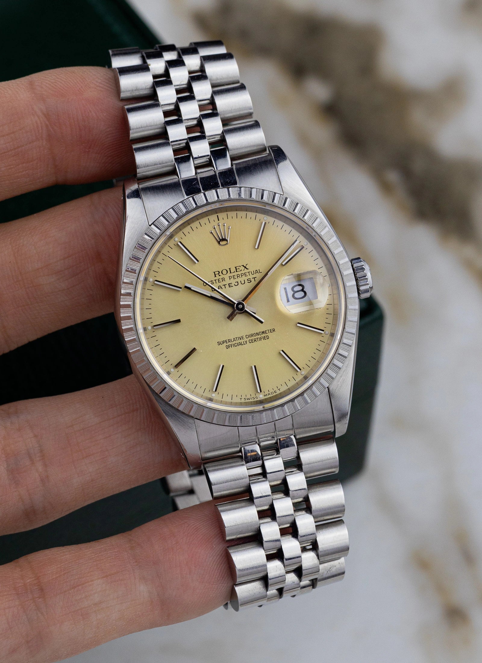 1990 Rolex Datejust 16220 Tropical