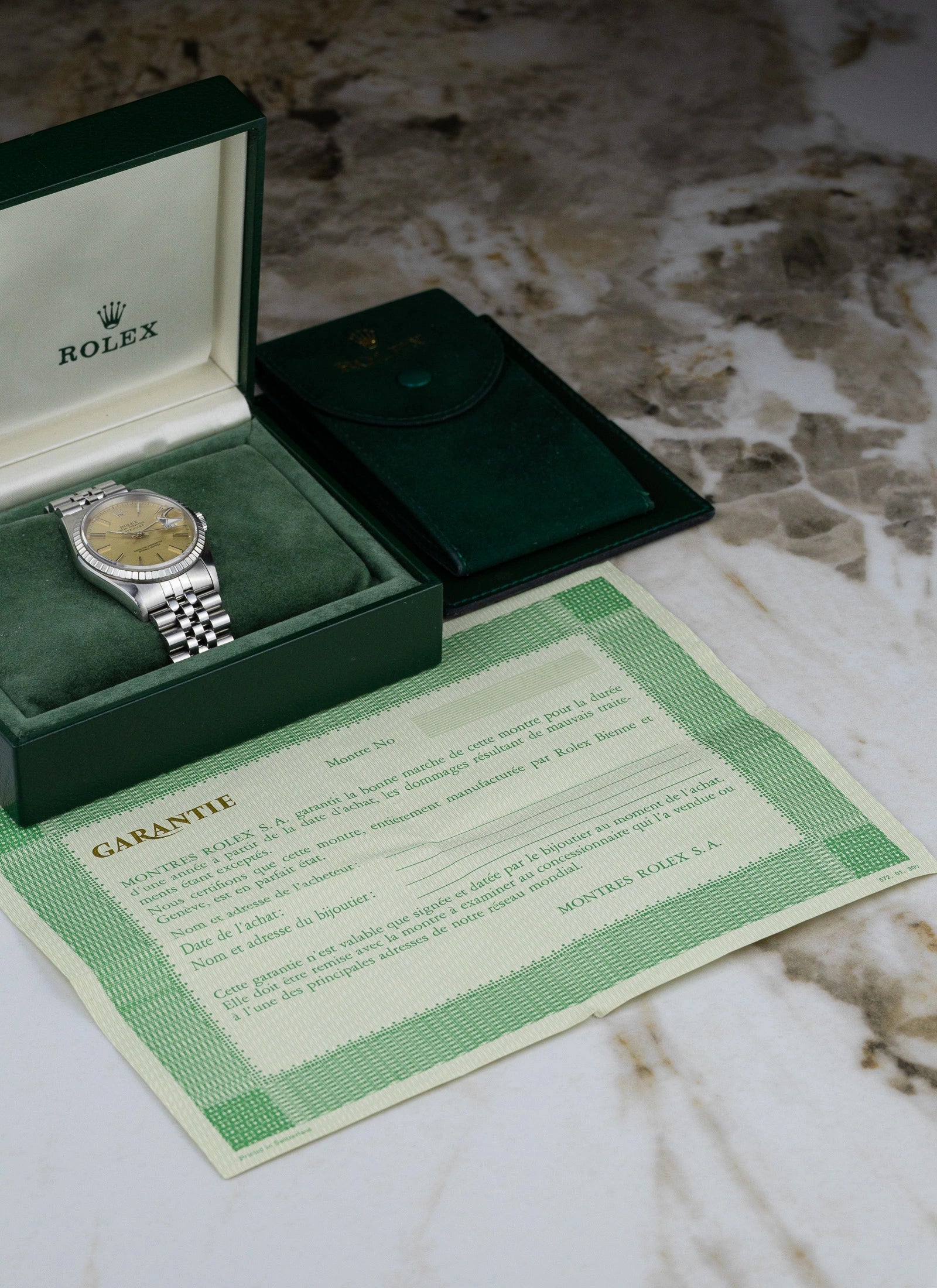1990 Rolex Datejust 16220 Tropical