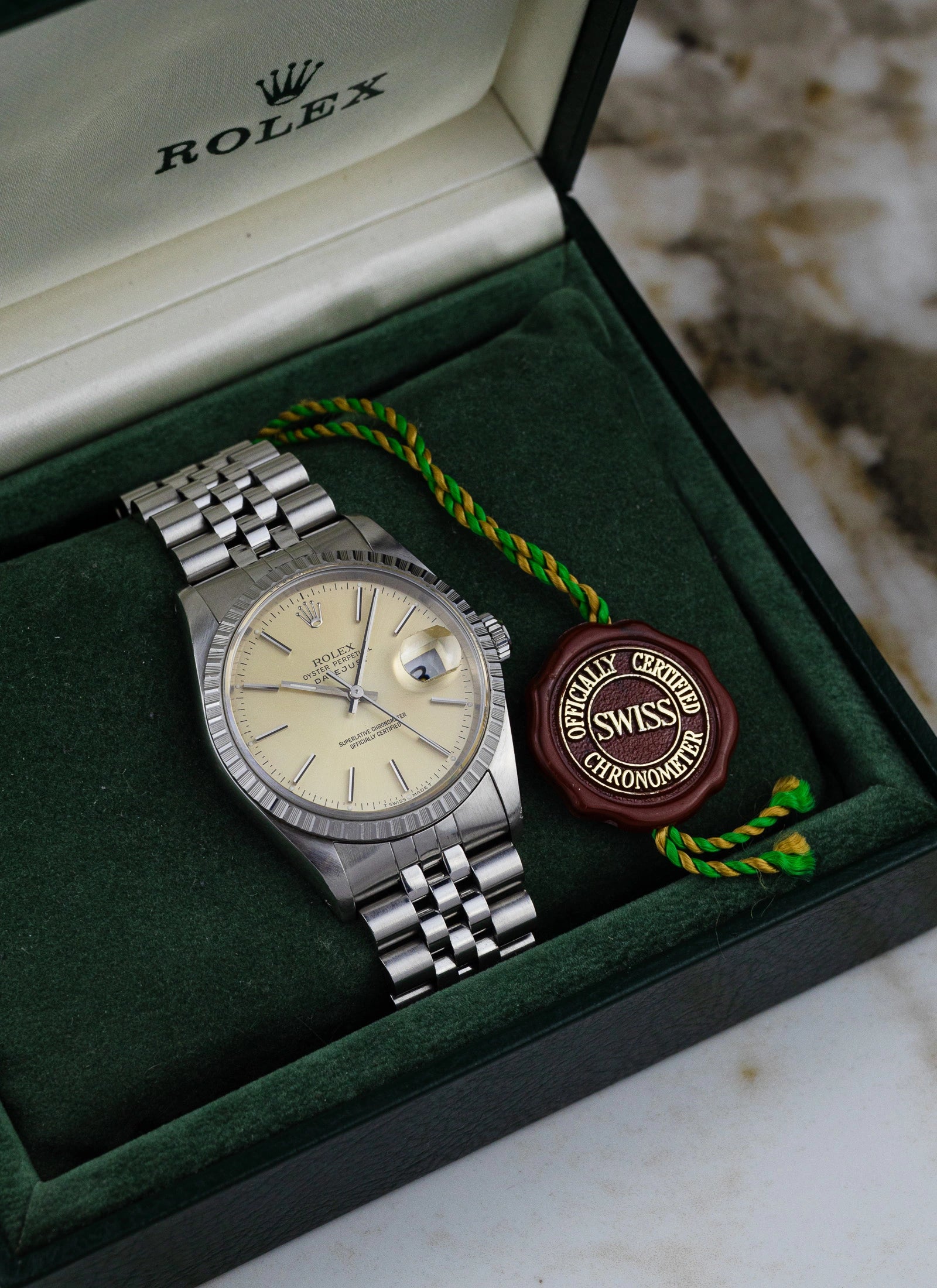 1990 Rolex Datejust 16220 Tropical