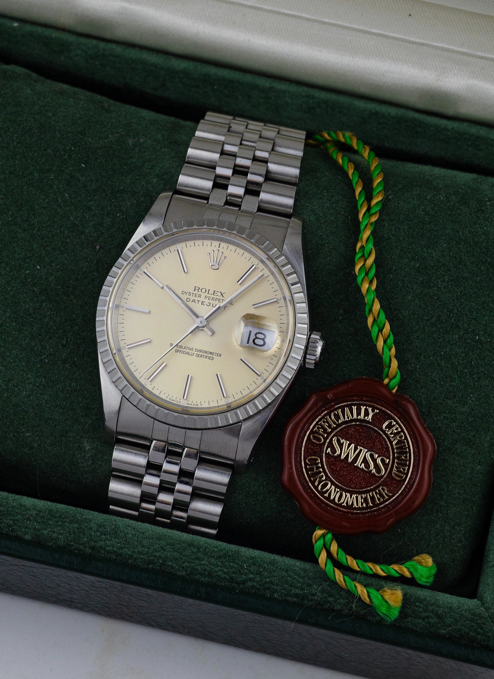 1990 Rolex Datejust 16220 Tropical