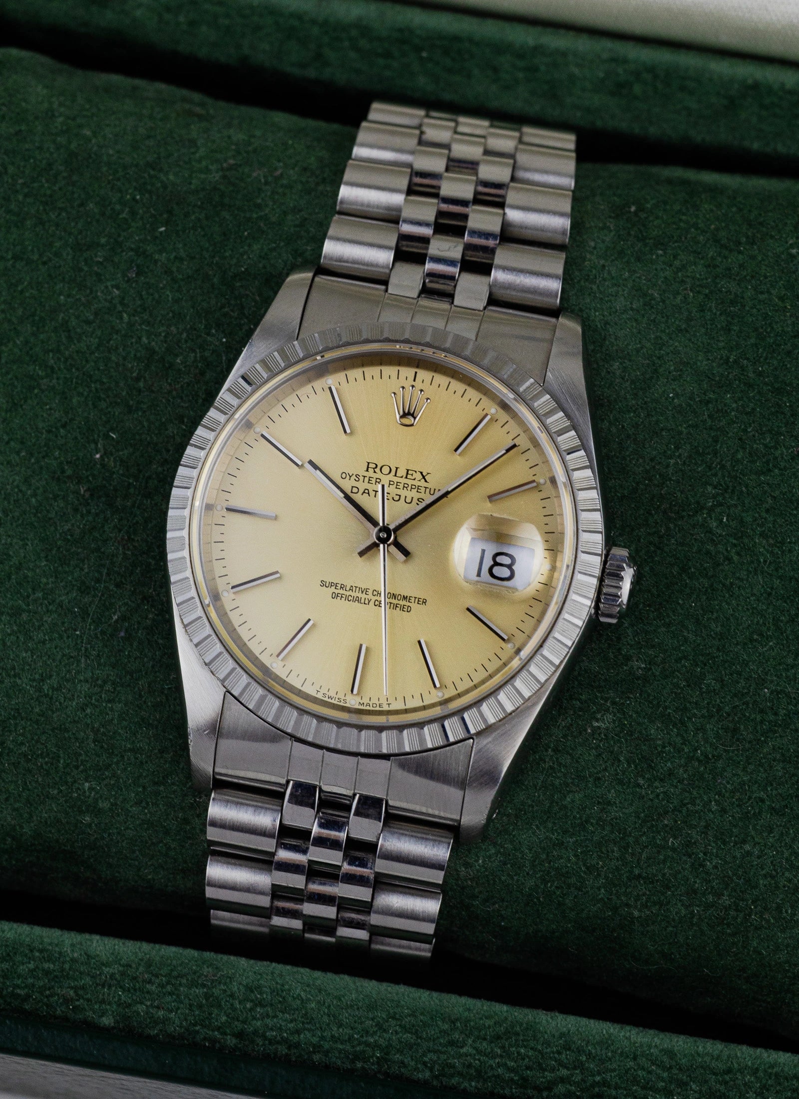 1990 Rolex Datejust 16220 Tropical